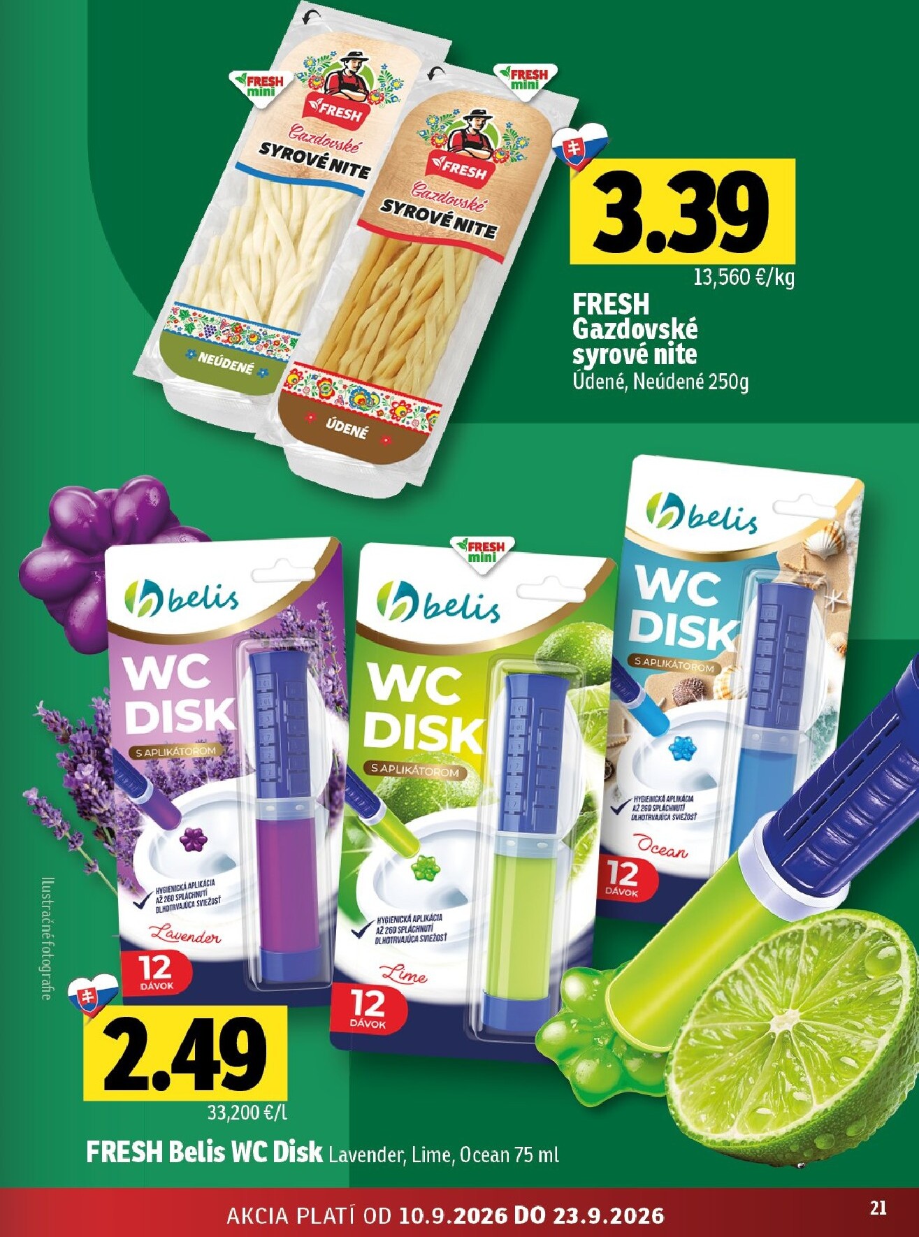 fresh - Aktuálny Fresh - Stredné a západné Slovensko leták od štvrtka, 10.09.2026 do stredy, 23.09.2026 - page: 21