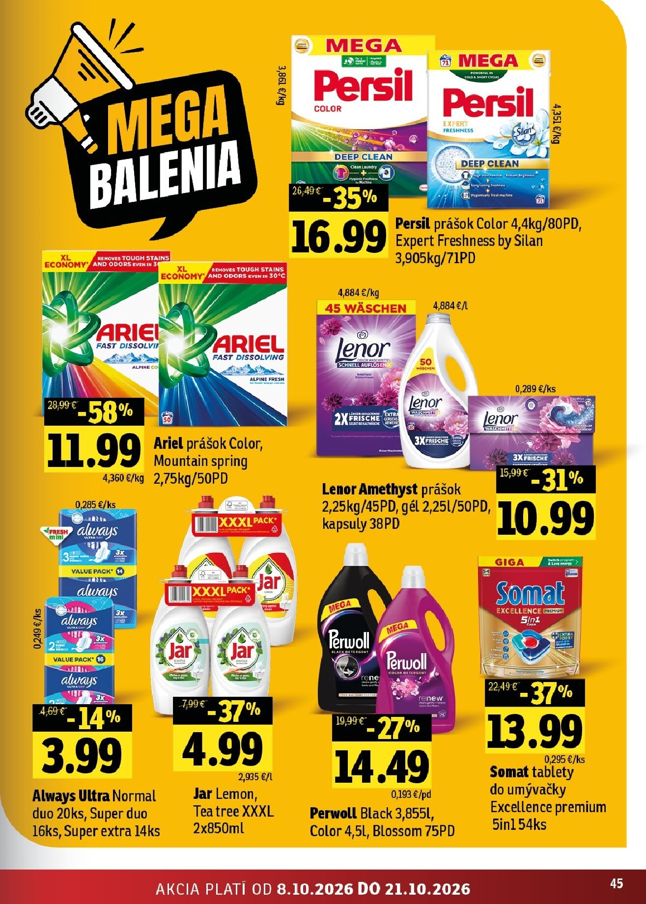 fresh - Nový Fresh - Východné Slovensko leták od štvrtka, 08.10.2026 do stredy, 21.10.2026 - page: 45