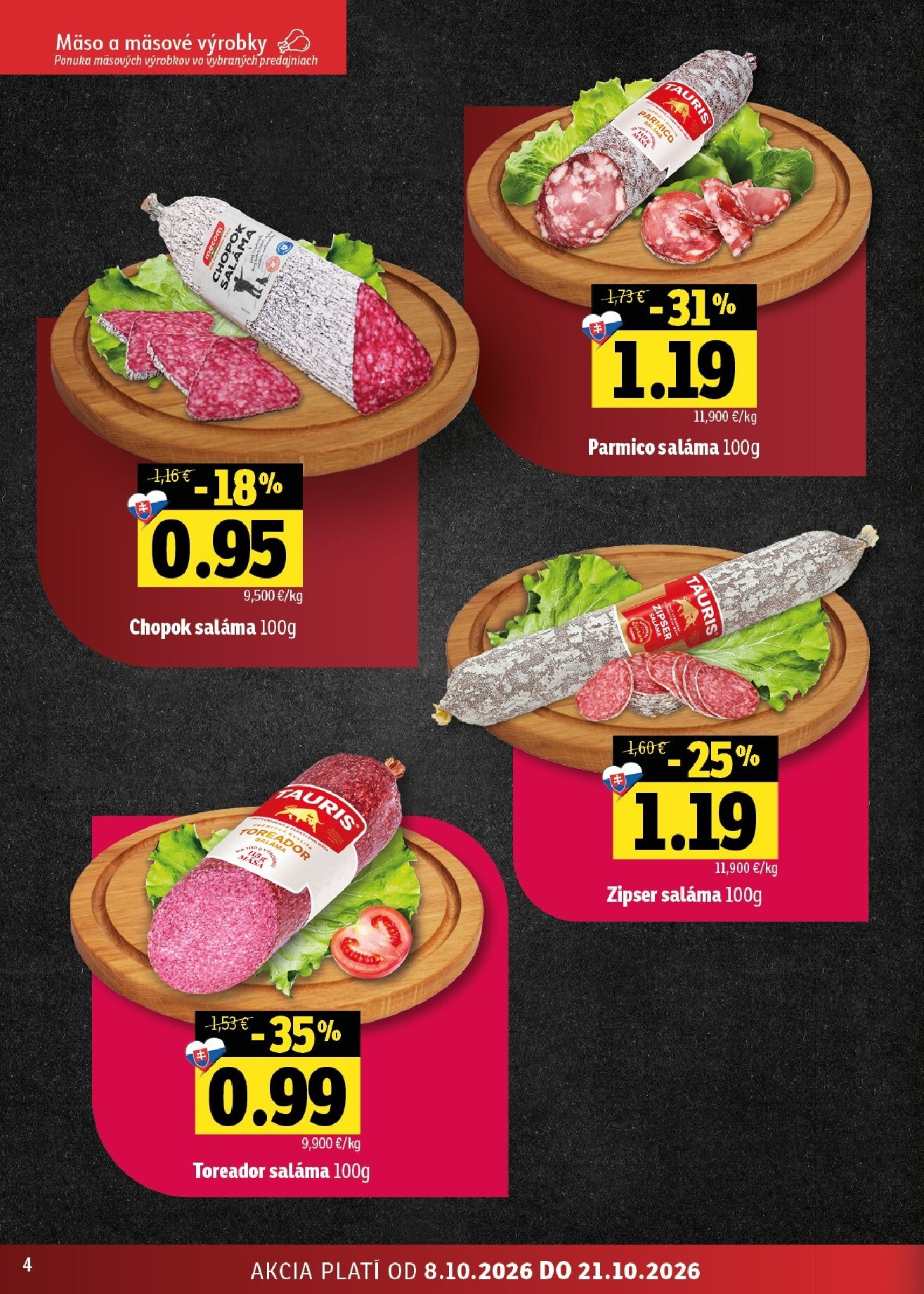 fresh - Nový Fresh - Východné Slovensko leták od štvrtka, 08.10.2026 do stredy, 21.10.2026 - page: 4