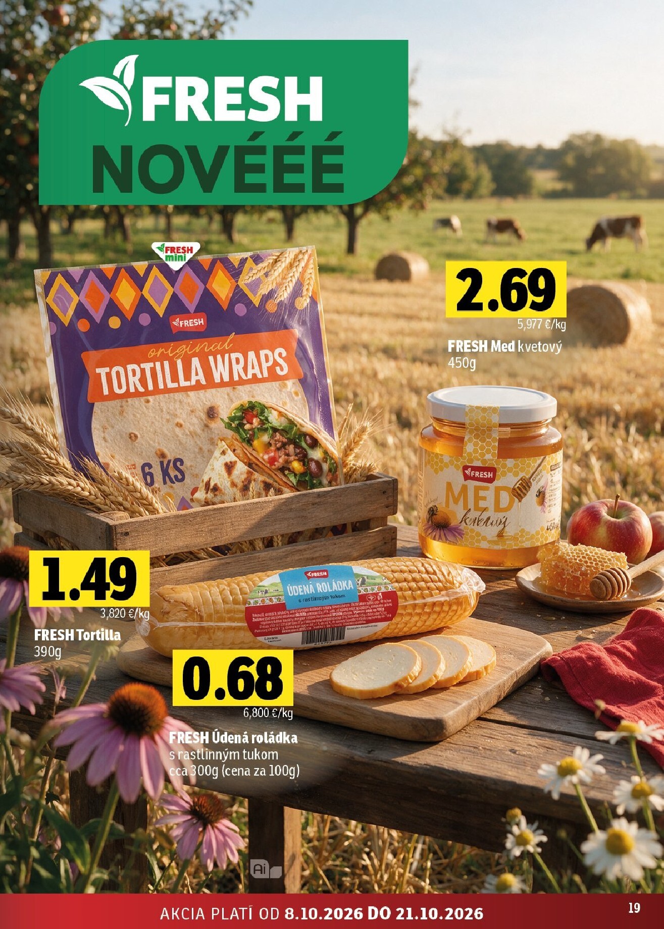fresh - Nový Fresh - Východné Slovensko leták od štvrtka, 08.10.2026 do stredy, 21.10.2026 - page: 19
