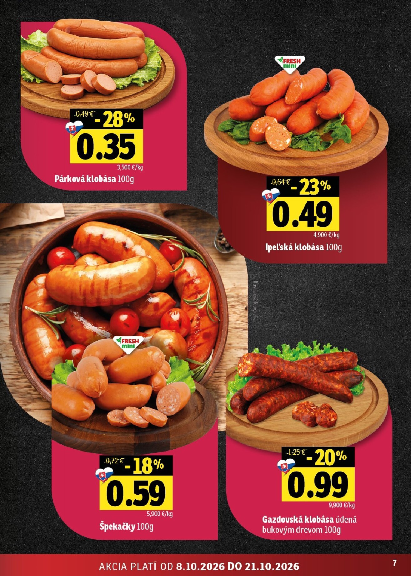 fresh - Nový Fresh - Východné Slovensko leták od štvrtka, 08.10.2026 do stredy, 21.10.2026 - page: 7
