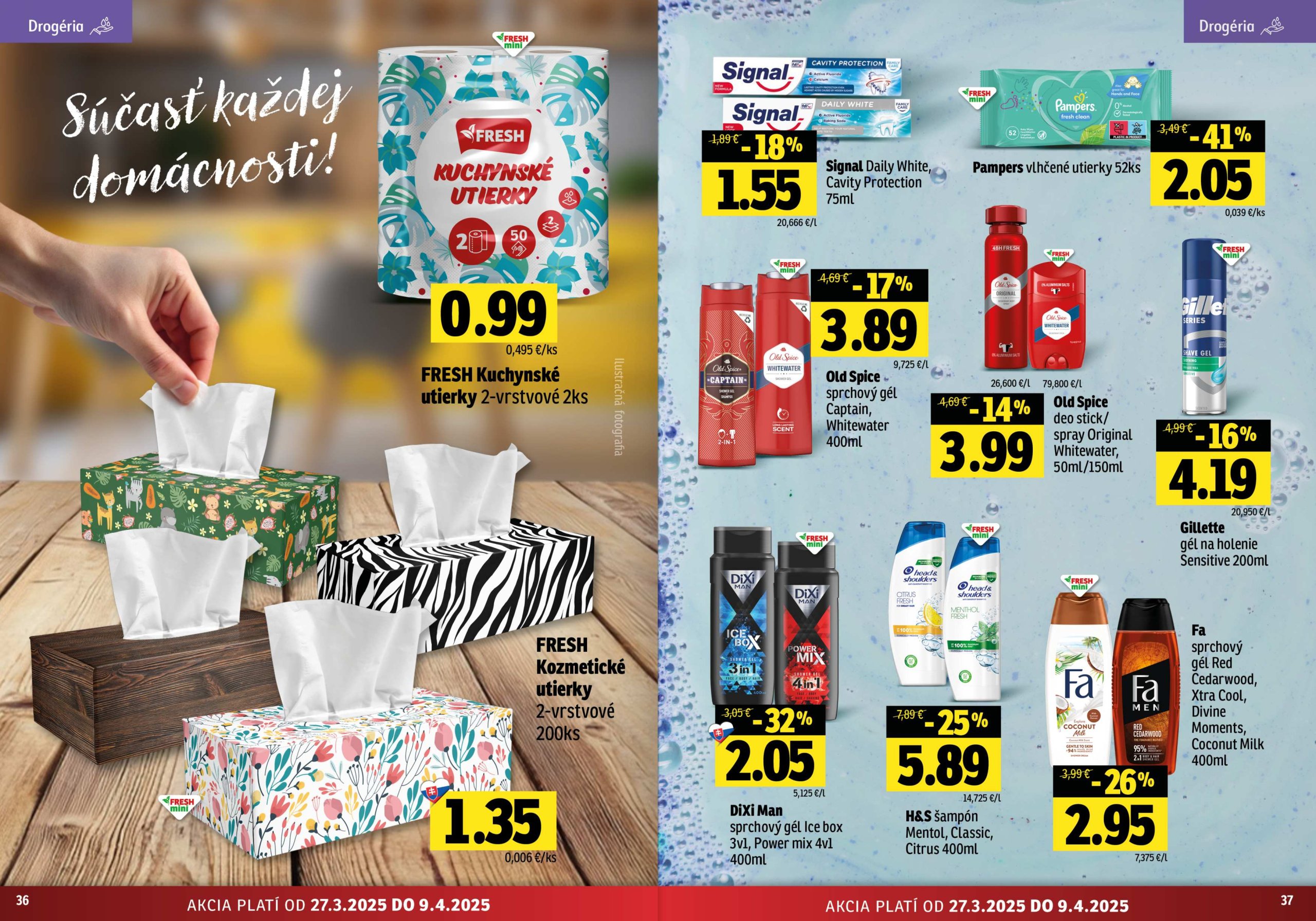 fresh - Fresh - Stredné a západné Slovensko leták platný od 27.03. - 09.04. - page: 19