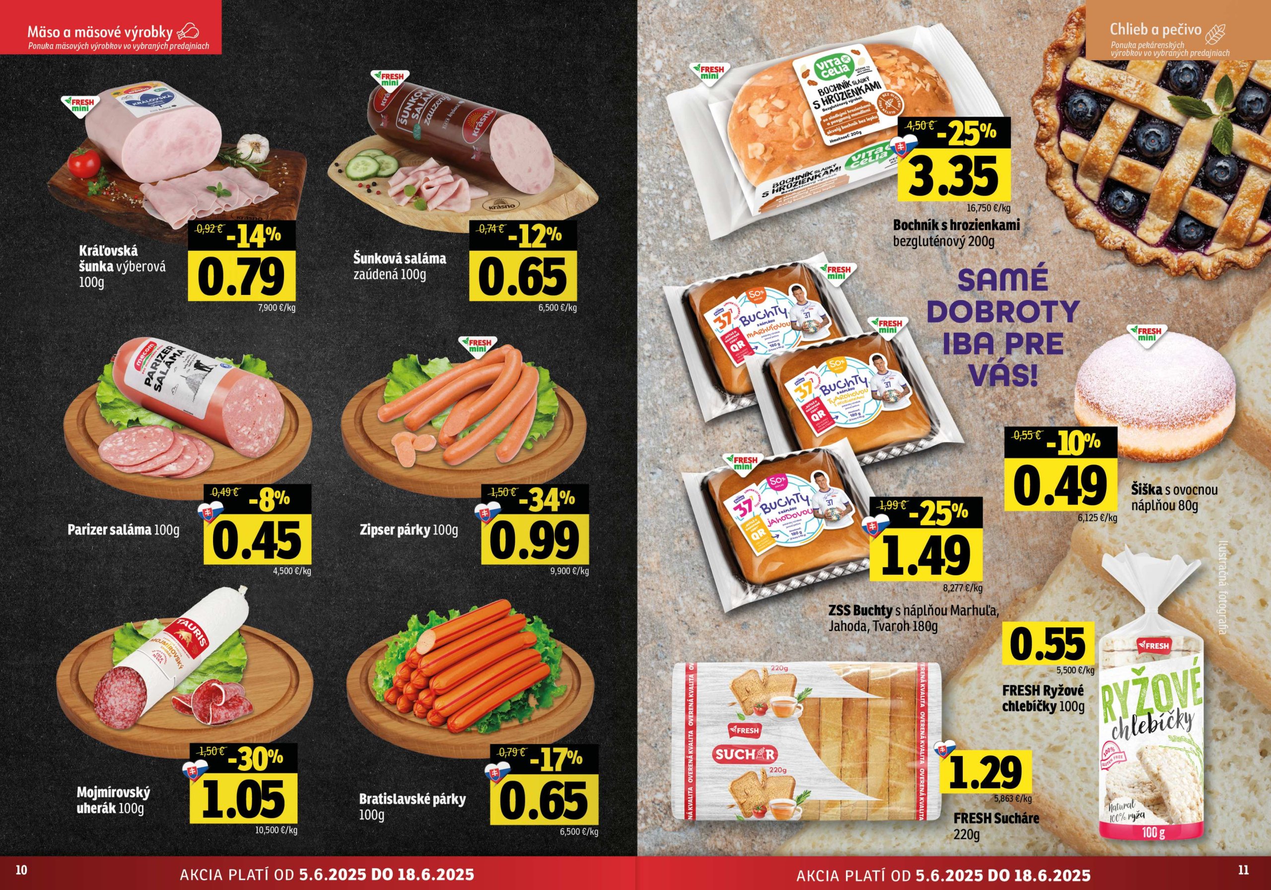 fresh - Leták Fresh - Stredné a západné Slovensko platný od 05.06. - 18.06. - page: 6