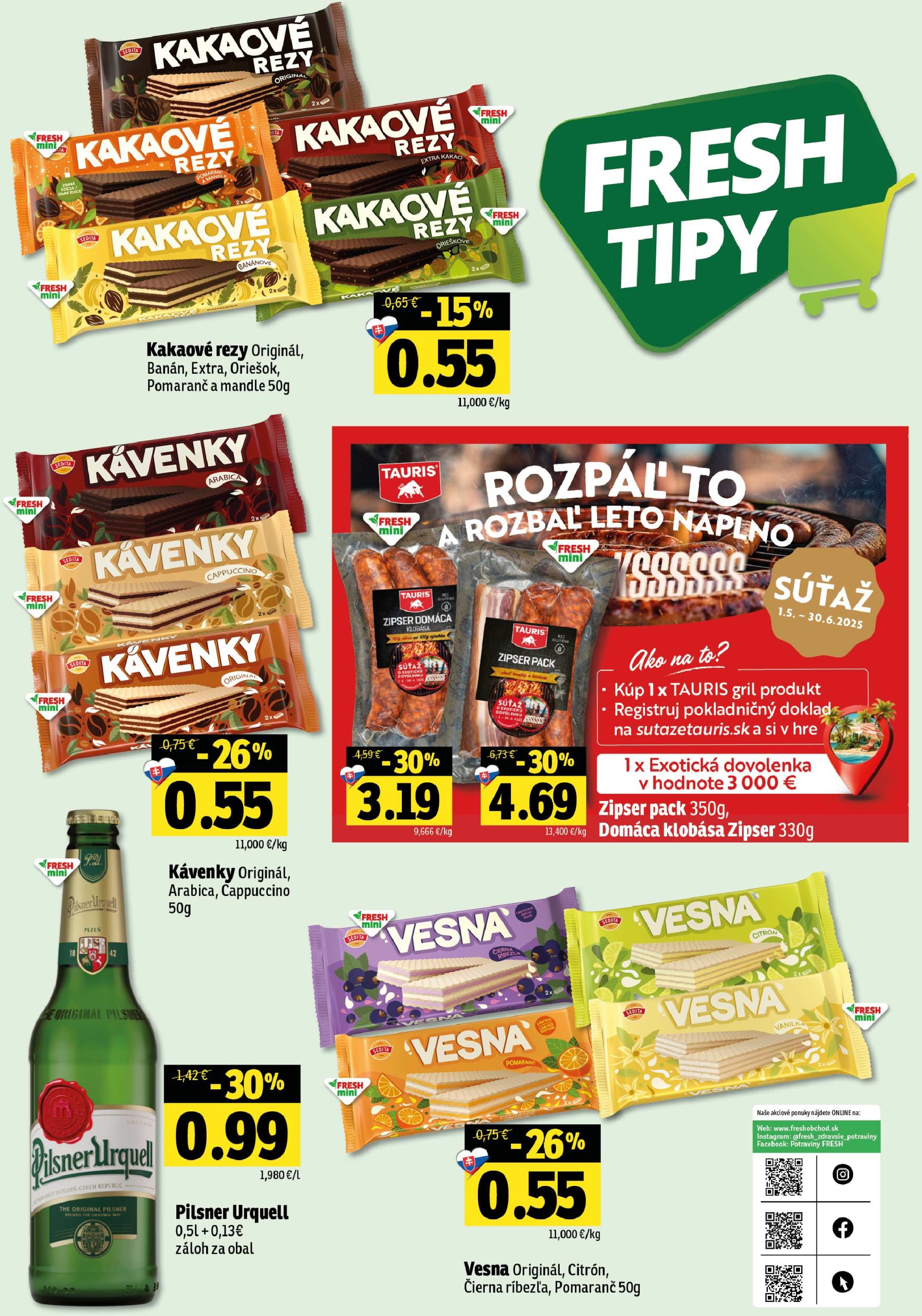 fresh - Leták Fresh - Stredné a západné Slovensko platný od 05.06. - 18.06. - page: 25