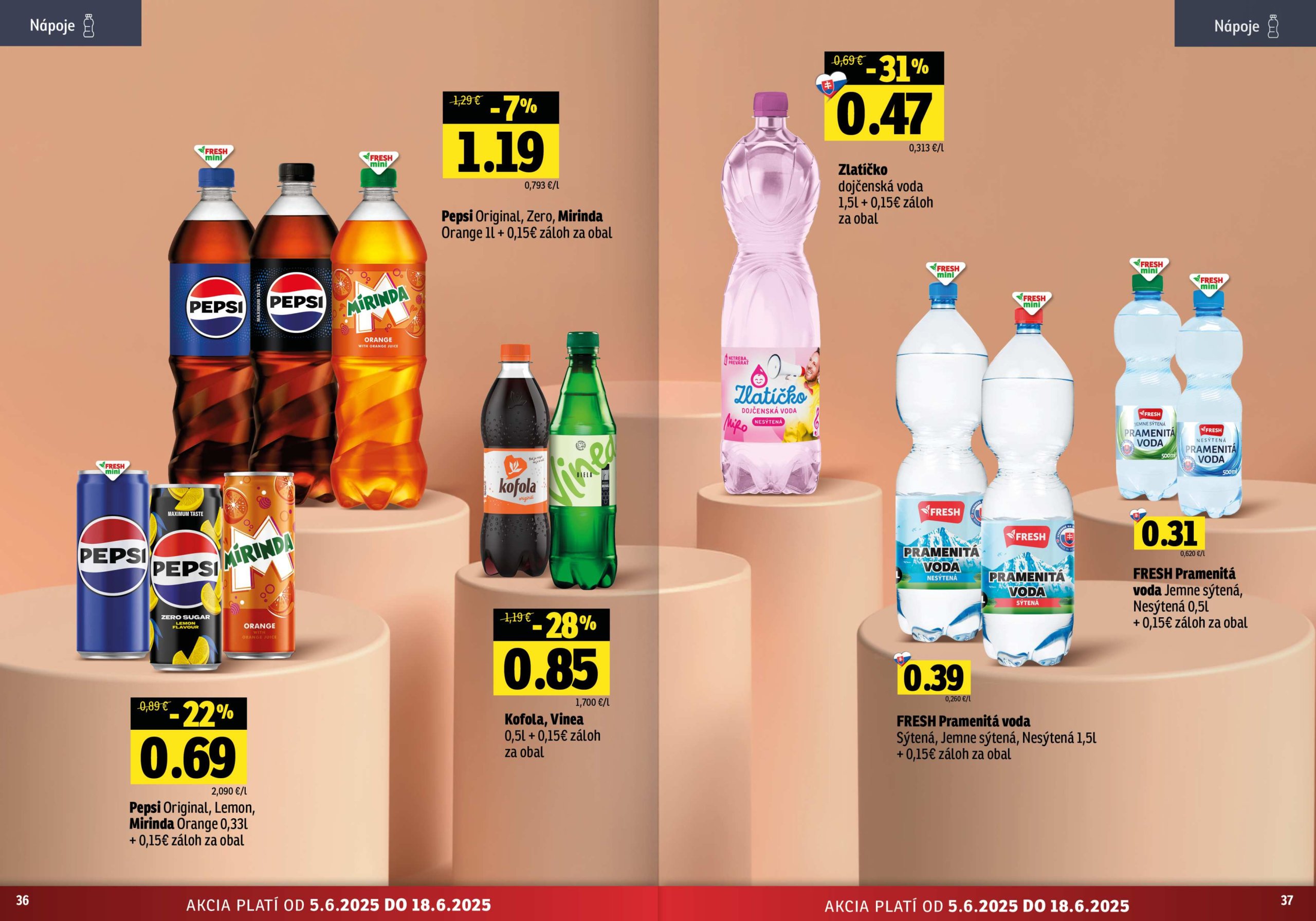 fresh - Leták Fresh - Stredné a západné Slovensko platný od 05.06. - 18.06. - page: 19
