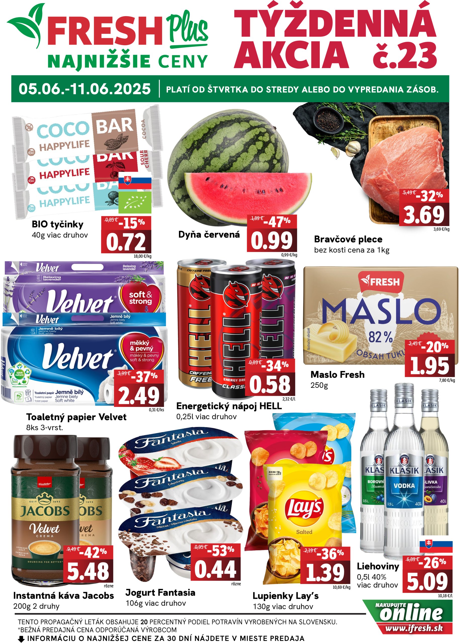 fresh - Leták Fresh Plus platný od 05.06. do 11.06. - page: 1