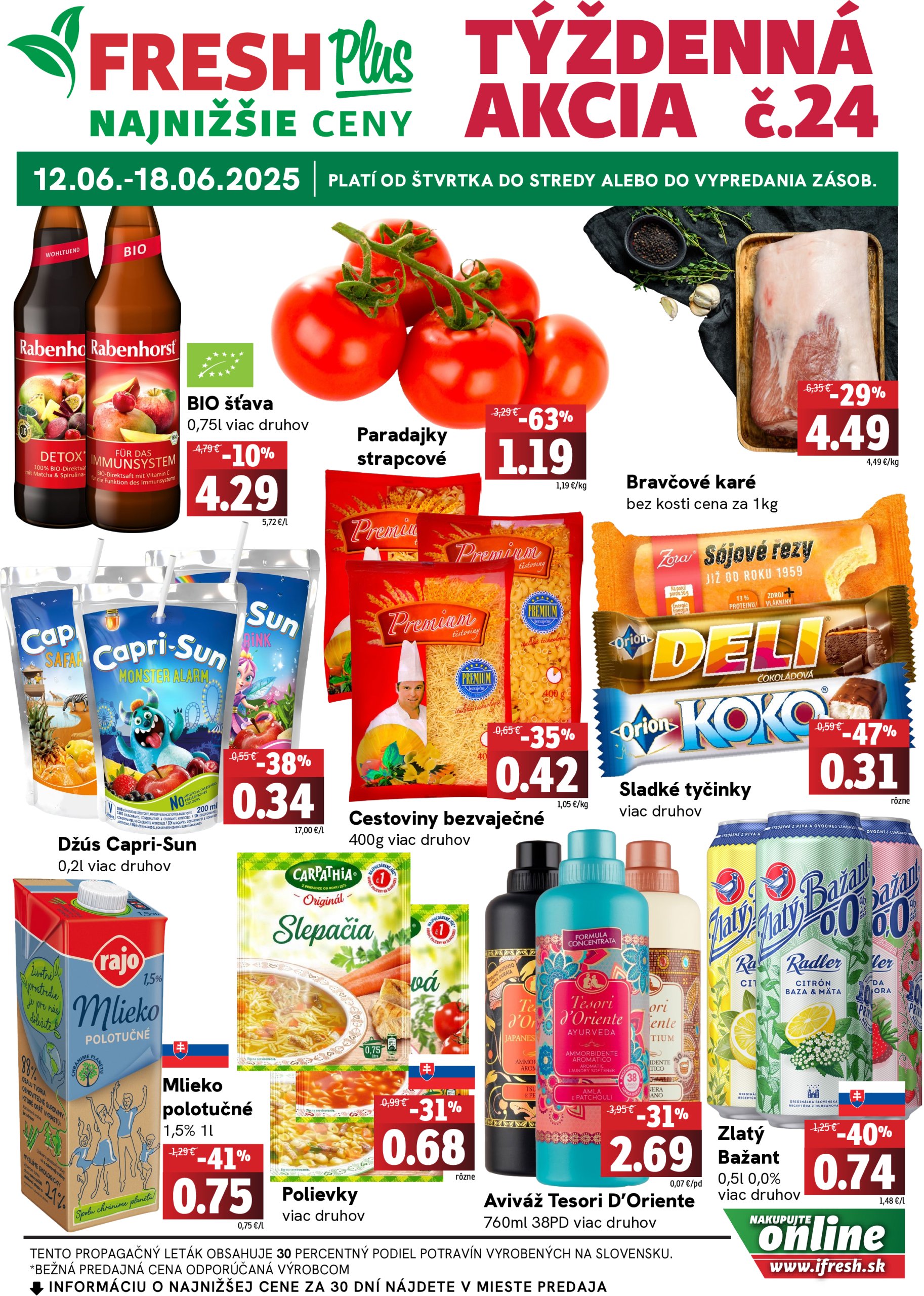 fresh - Leták Fresh Plus platný od 12.06. do 18.06.