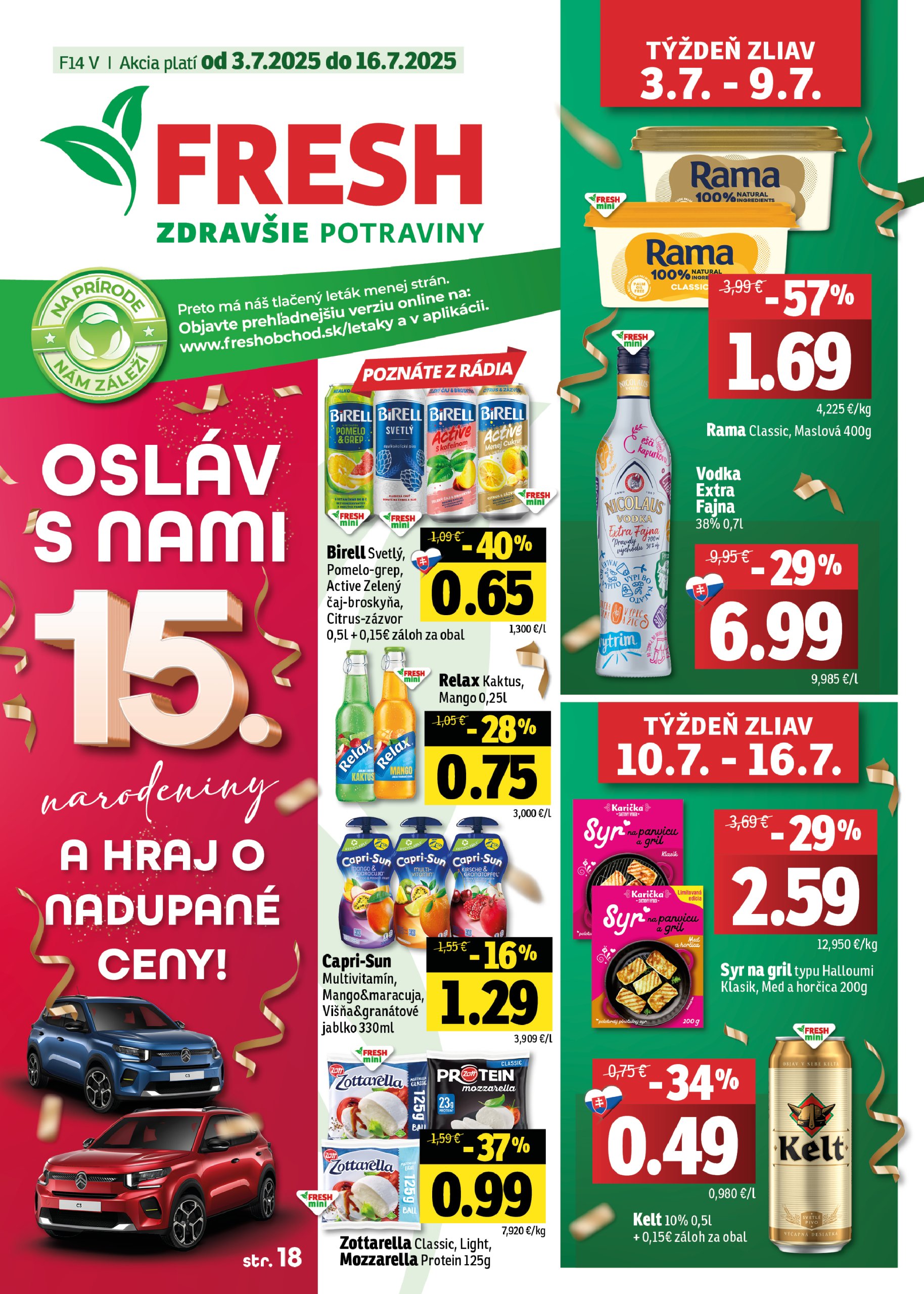 fresh - Leták Fresh - Východné Slovensko platný od 03.07. do 16.07.