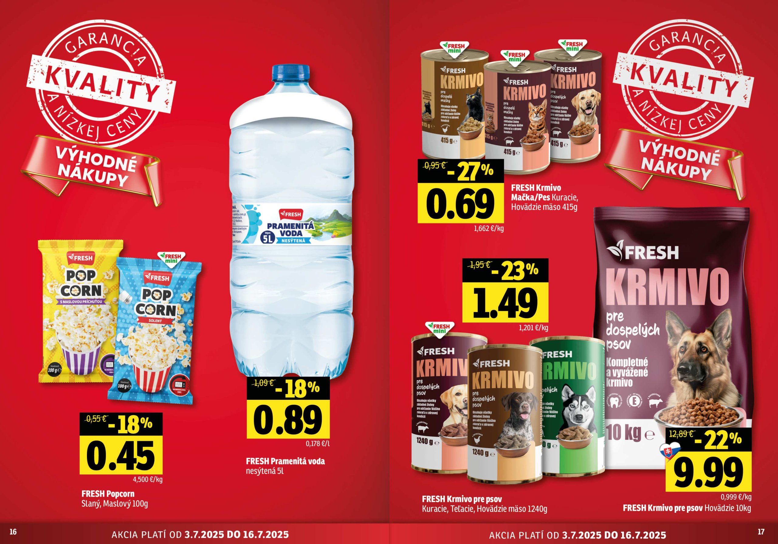 fresh - Leták Fresh - Východné Slovensko platný od 03.07. do 16.07. - page: 9