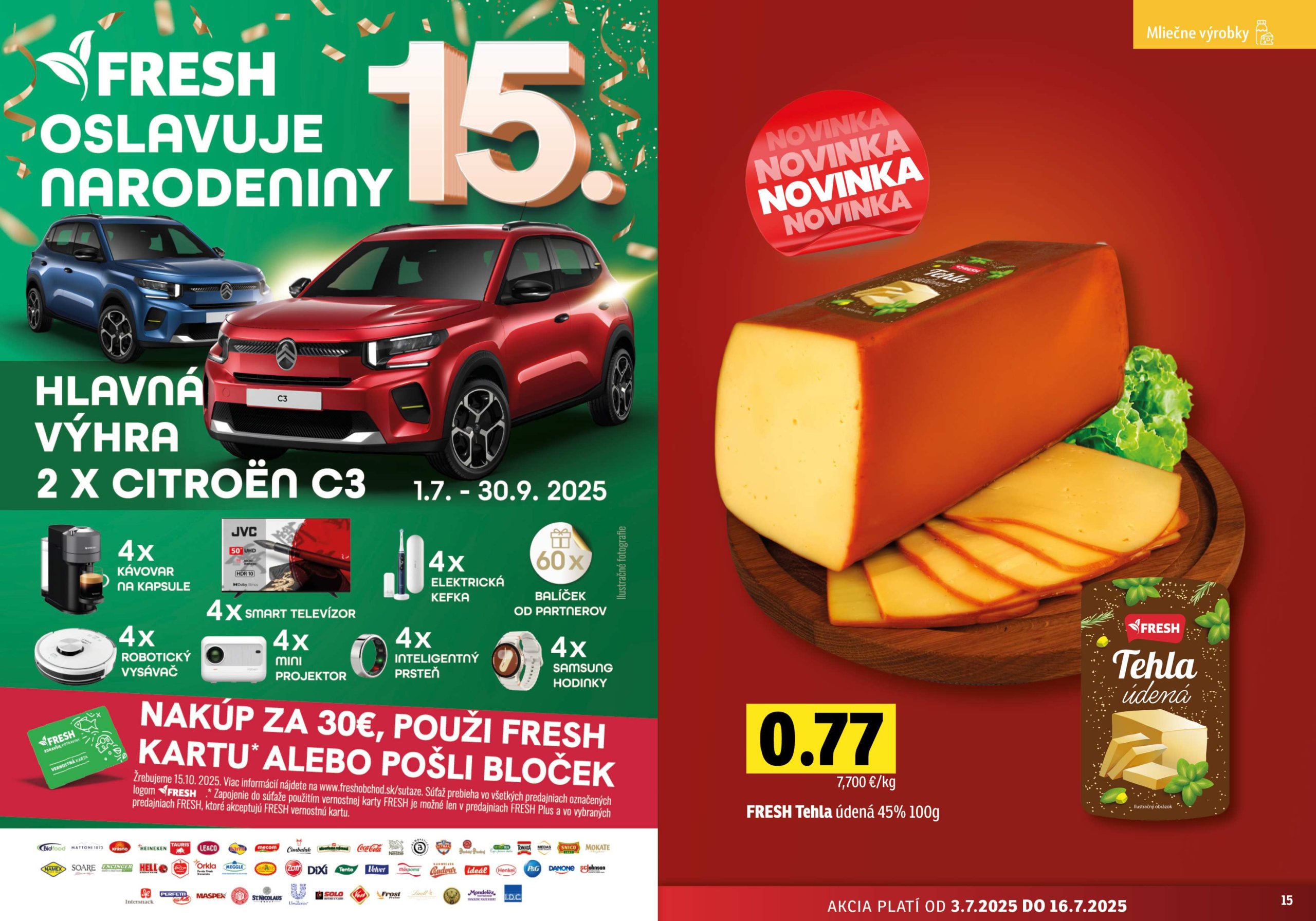 fresh - Leták Fresh - Stredné a západné Slovensko platný od 03.07. do 16.07. - page: 8