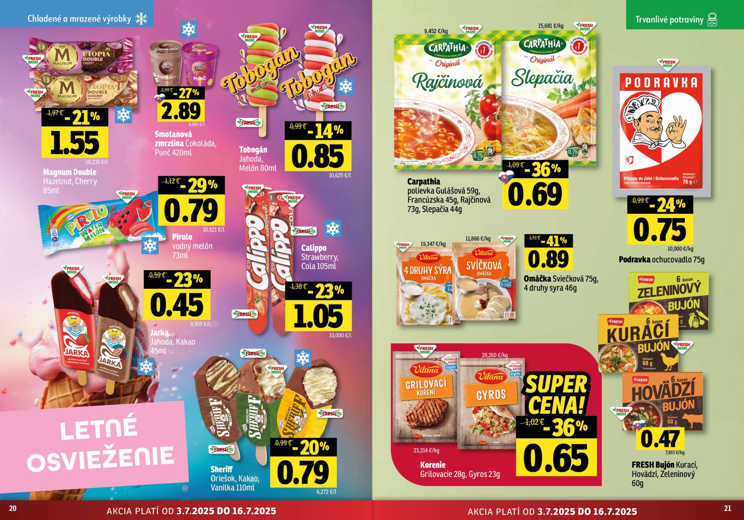 fresh - Leták Fresh - Stredné a západné Slovensko platný od 03.07. do 16.07. - page: 11