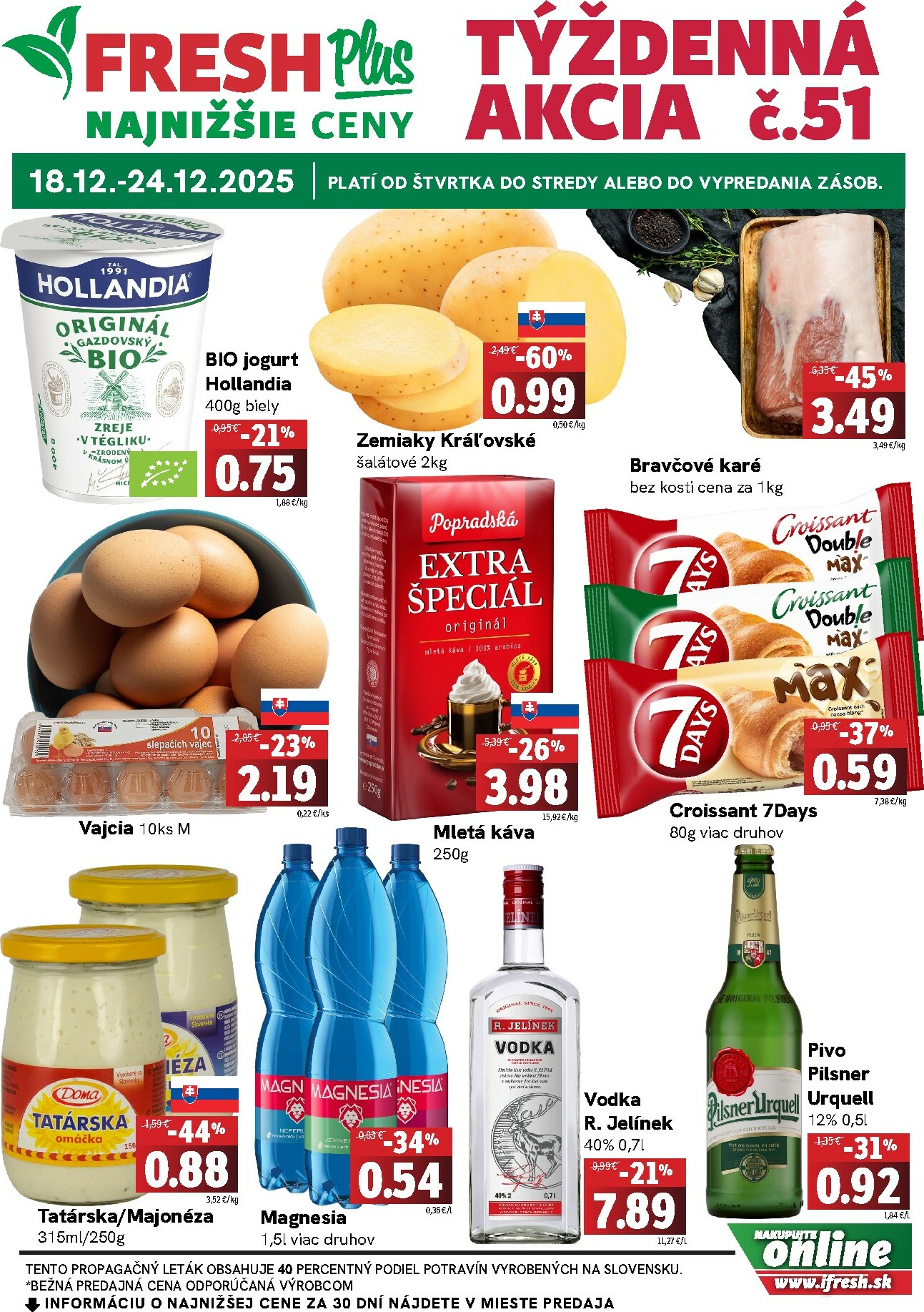 fresh - Leták Fresh Plus platný od 18.12. do 24.12.