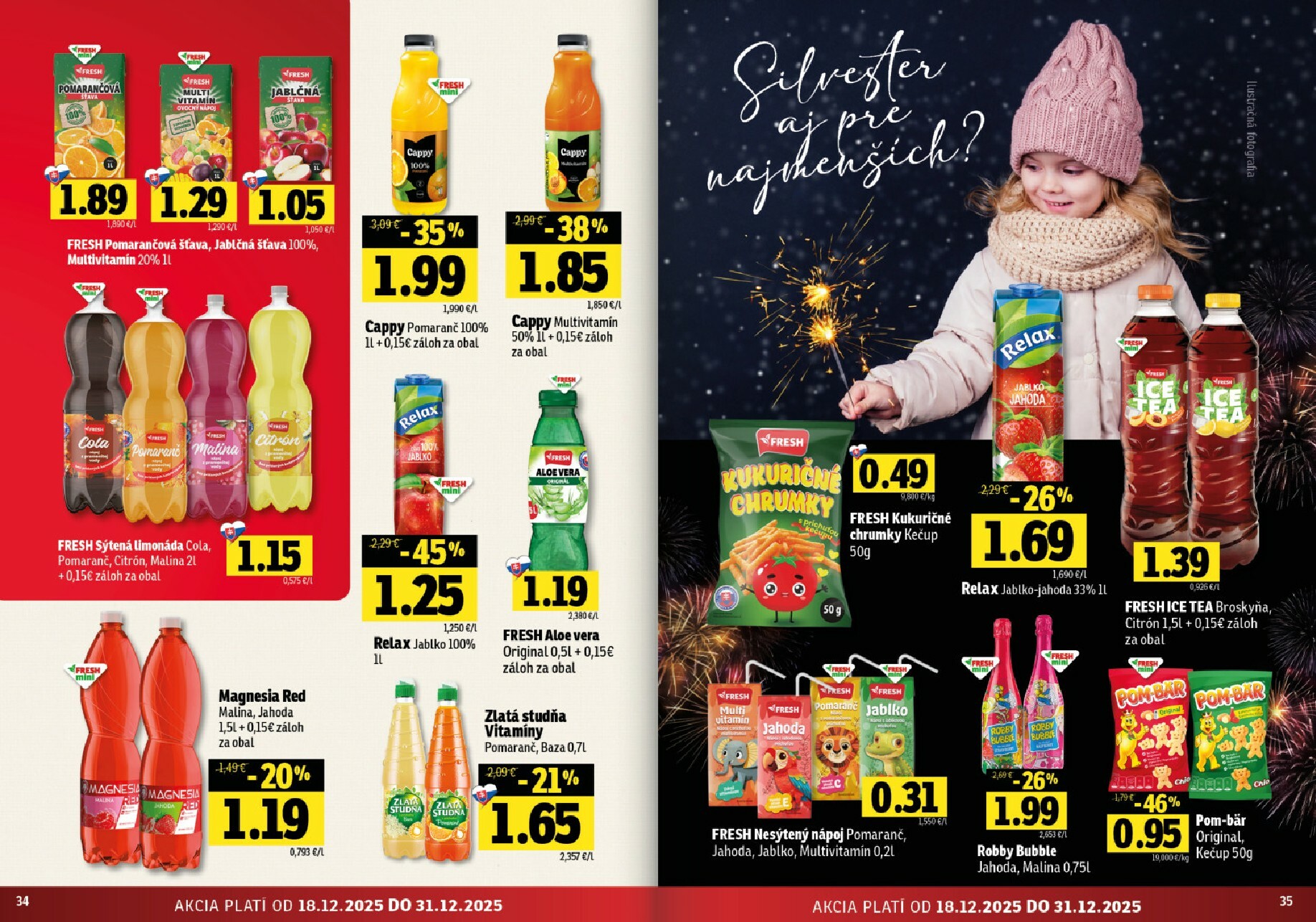 fresh - Leták Fresh - Stredné a západné Slovensko platný od 18.12. do 31.12. - page: 18