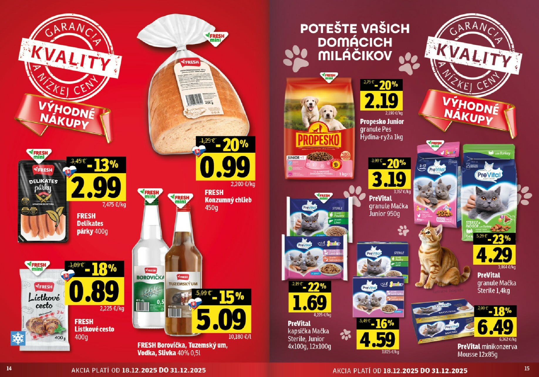 fresh - Leták Fresh - Stredné a západné Slovensko platný od 18.12. do 31.12. - page: 8