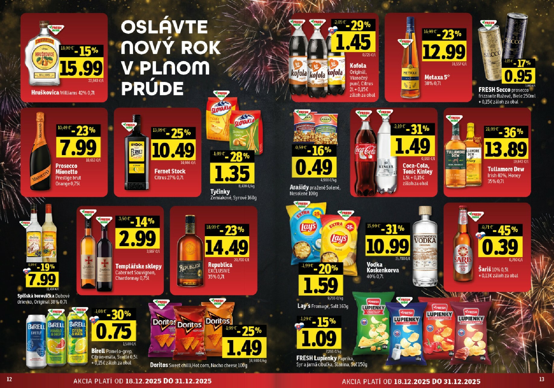 fresh - Leták Fresh - Stredné a západné Slovensko platný od 18.12. do 31.12. - page: 7