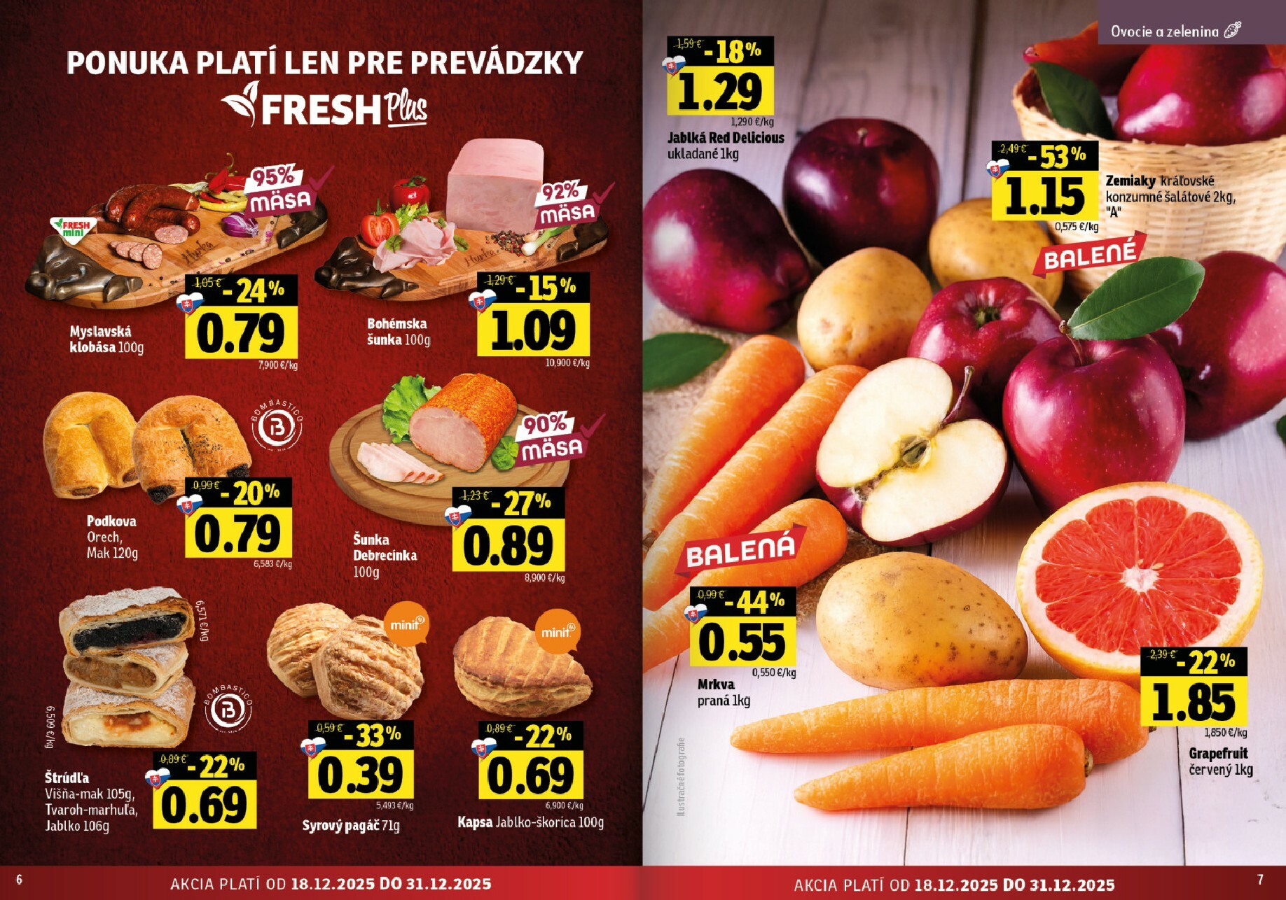 fresh - Leták Fresh - Východné Slovensko platný od 18.12. do 31.12. - page: 4