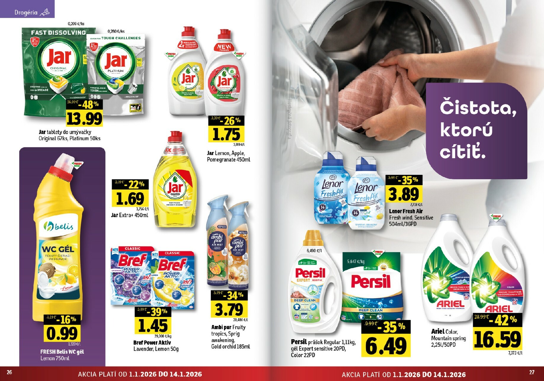 fresh - Leták Fresh - Stredné a západné Slovensko platný od 01.01. do 14.01. - page: 14