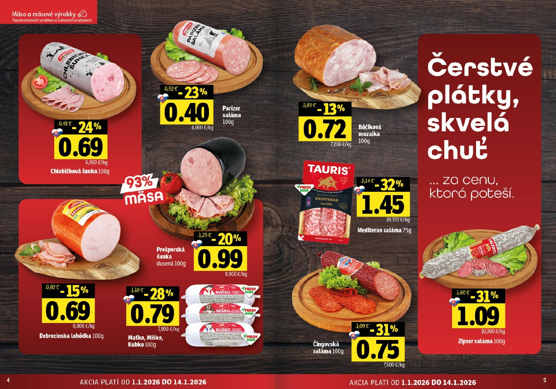 fresh - Leták Fresh - Východné Slovensko platný od 01.01. do 14.01. - page: 3