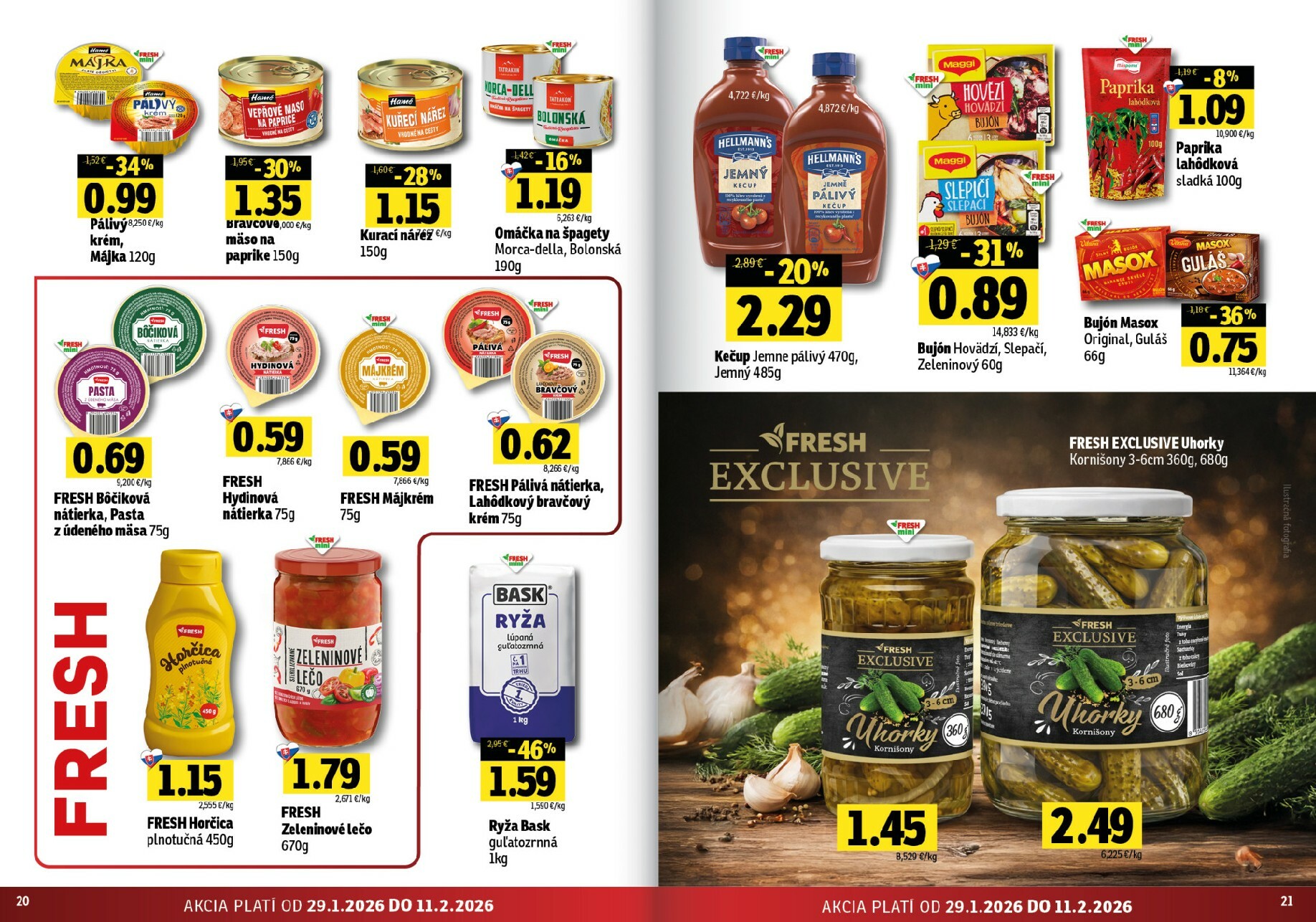 fresh - Leták Fresh - Stredné a západné Slovensko platný od 29.01. do 11.02. - page: 11