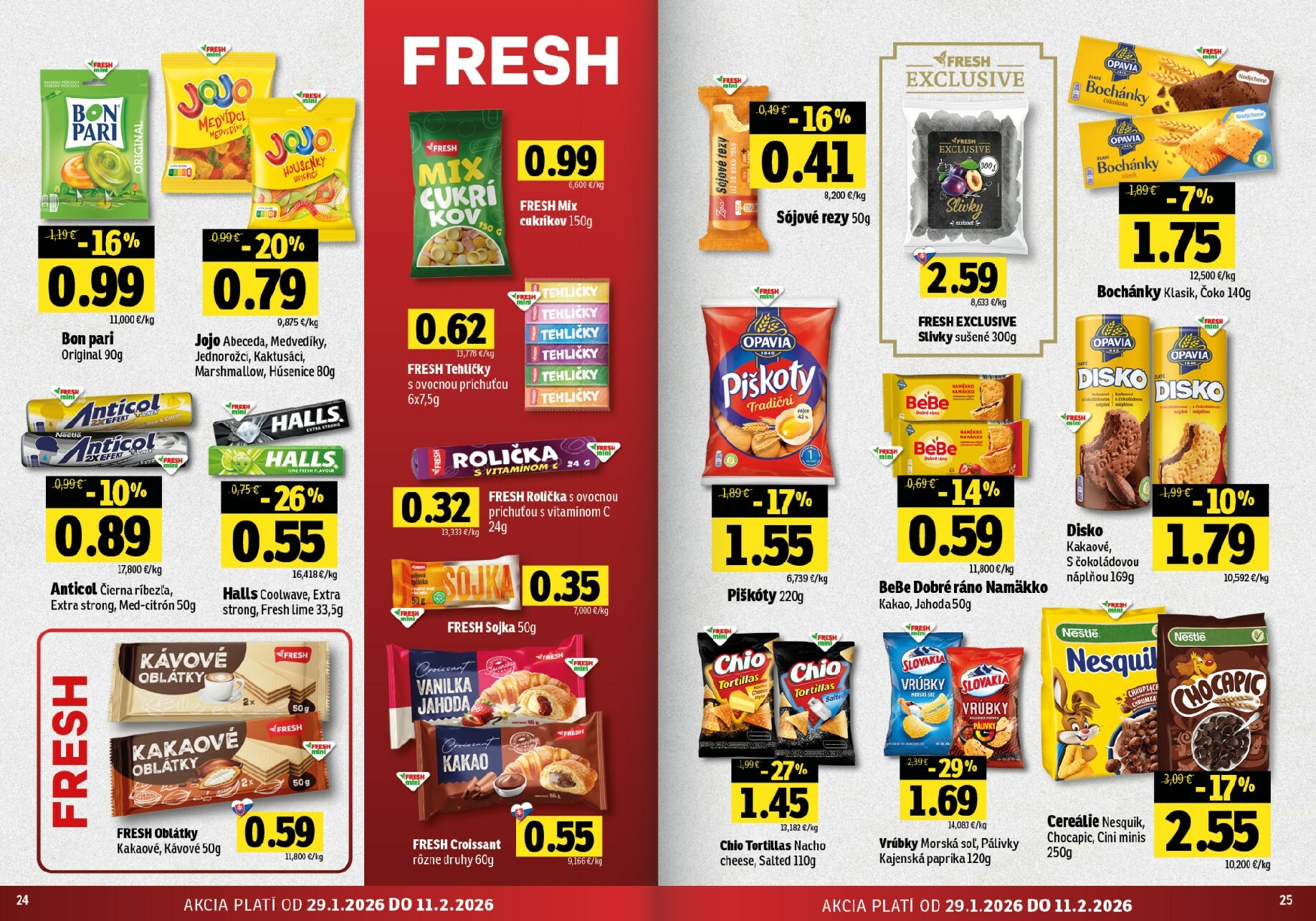 fresh - Leták Fresh - Stredné a západné Slovensko platný od 29.01. do 11.02. - page: 13
