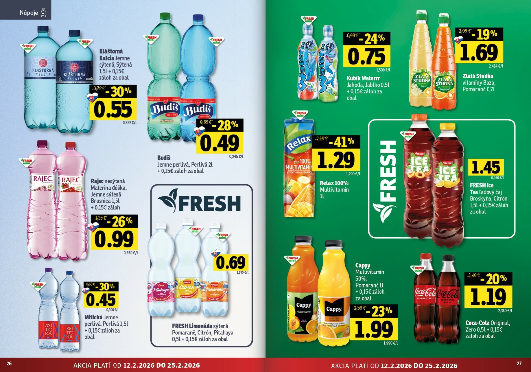 fresh - Leták Fresh - Stredné a západné Slovensko platný od 12.02.2026 do 25.02.2026 - page: 14