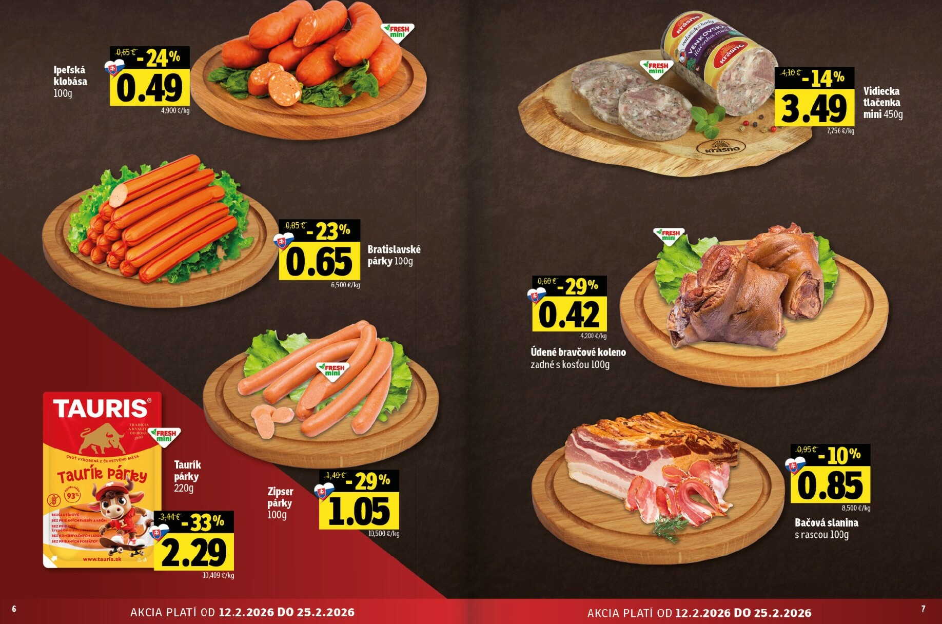 fresh - Leták Fresh - Stredné a západné Slovensko platný od 12.02.2026 do 25.02.2026 - page: 4