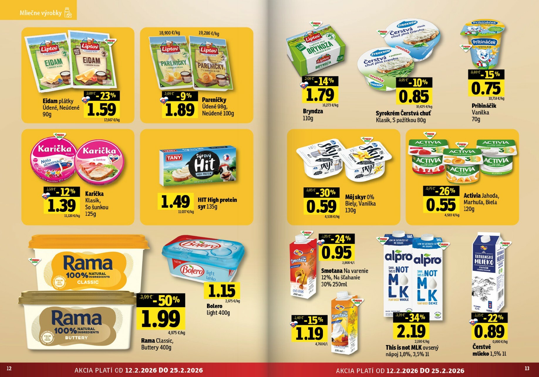 fresh - Leták Fresh - Stredné a západné Slovensko platný od 12.02.2026 do 25.02.2026 - page: 7