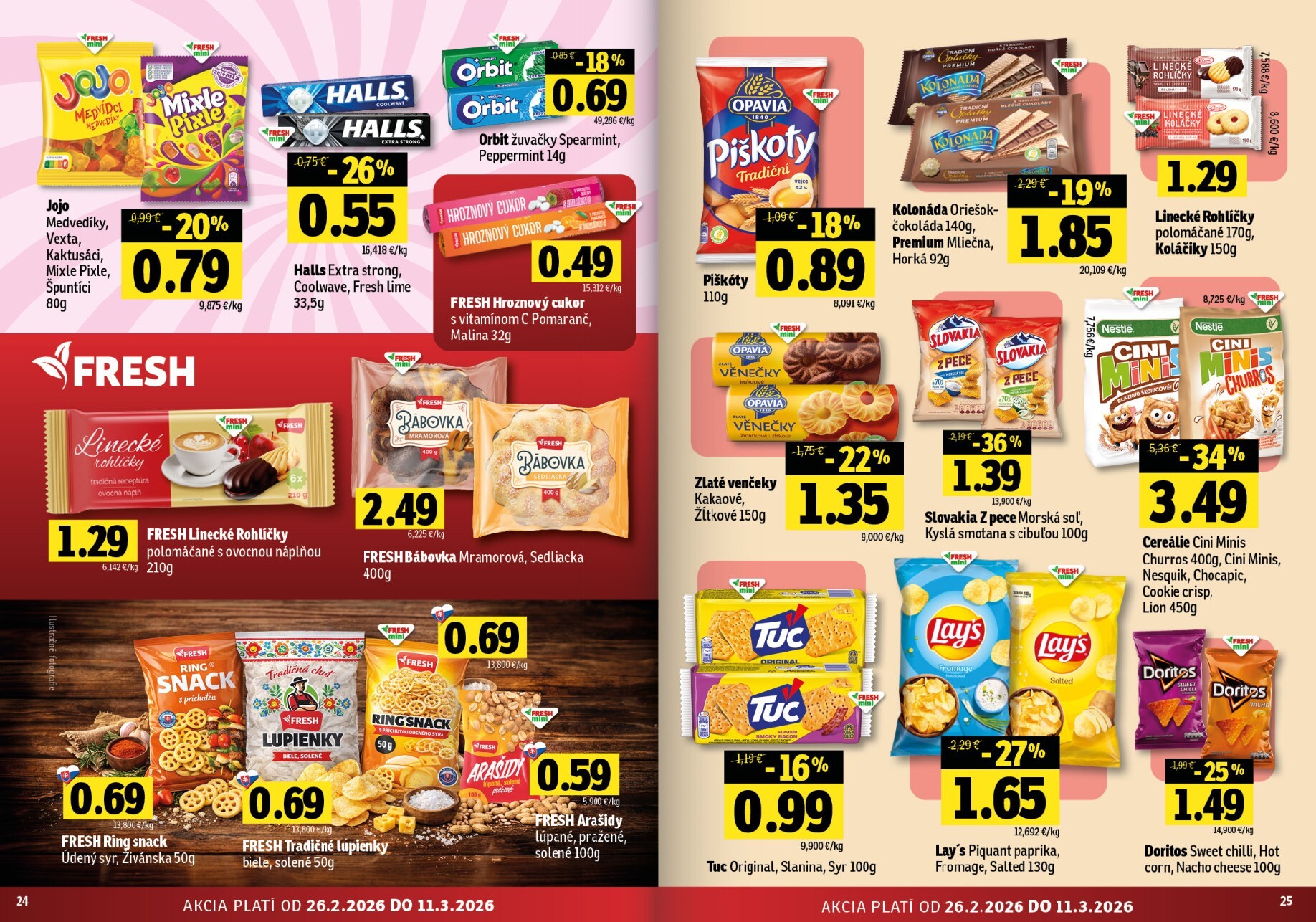 fresh - Leták Fresh - Stredné a západné Slovensko platný od 26.02.2026 do 11.03.2026 - page: 13