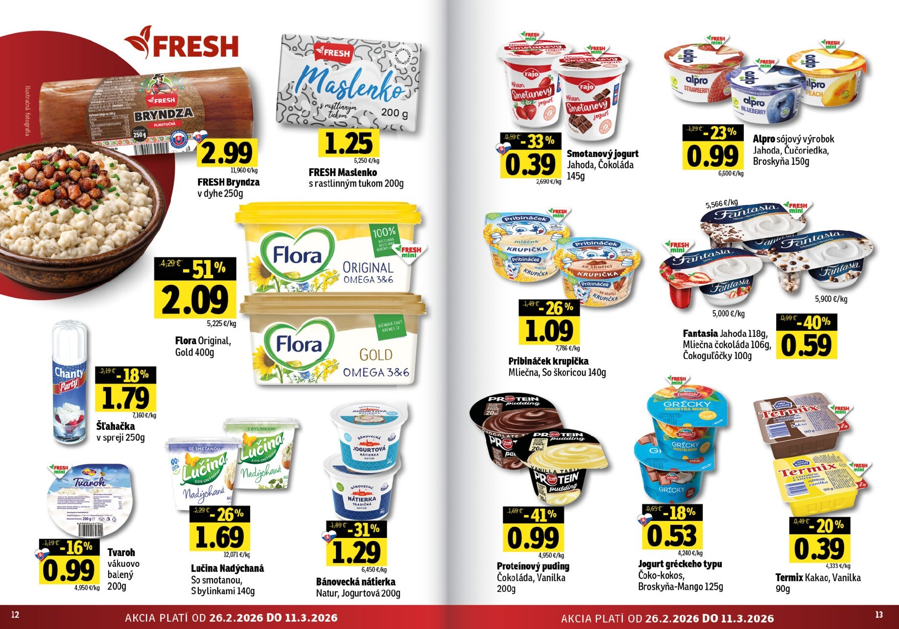 fresh - Leták Fresh - Stredné a západné Slovensko platný od 26.02.2026 do 11.03.2026 - page: 7