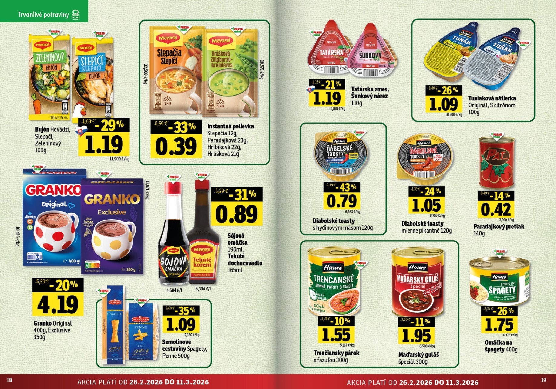 fresh - Leták Fresh - Východné Slovensko platný od 26.02.2026 do 11.03.2026 - page: 10