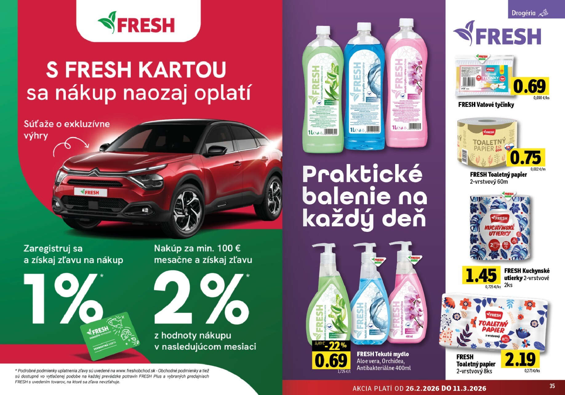 fresh - Leták Fresh - Východné Slovensko platný od 26.02.2026 do 11.03.2026 - page: 18