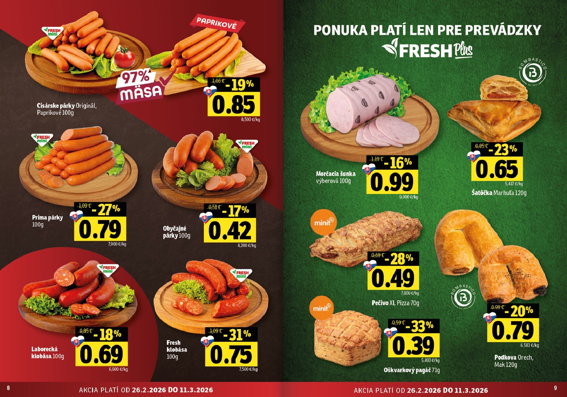 fresh - Leták Fresh - Východné Slovensko platný od 26.02.2026 do 11.03.2026 - page: 5