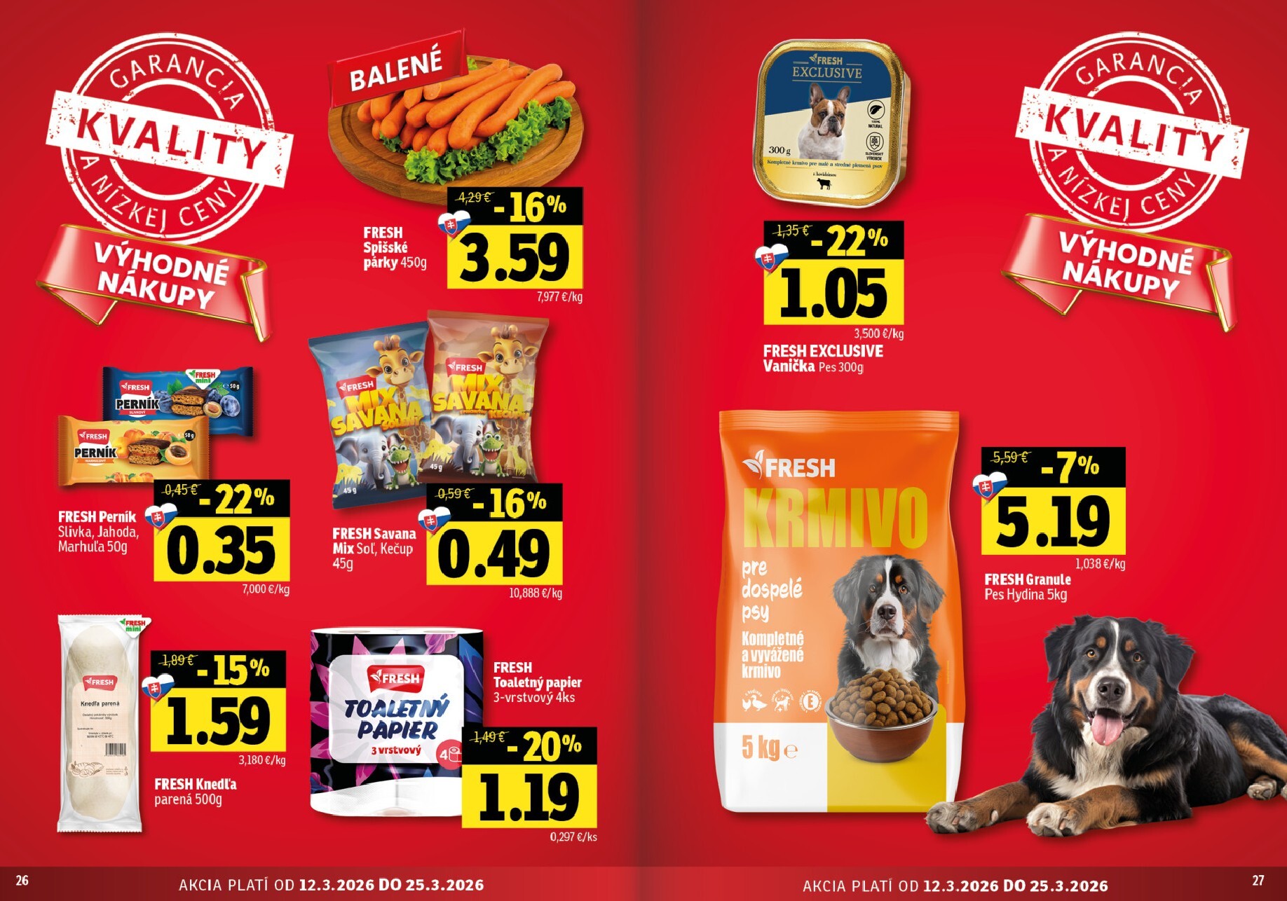 fresh - Leták Fresh - Východné Slovensko platný od 12.03.2026 do 25.03.2026 - page: 14