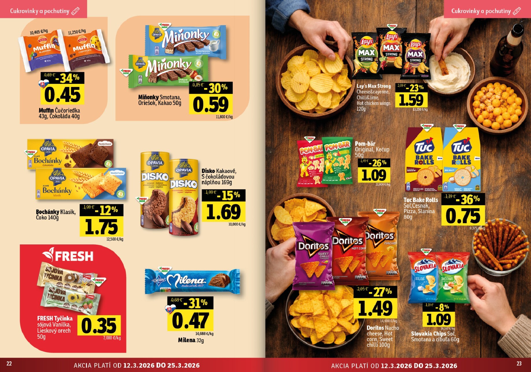 fresh - Leták Fresh - Stredné a západné Slovensko platný od 12.03.2026 do 25.03.2026 - page: 12