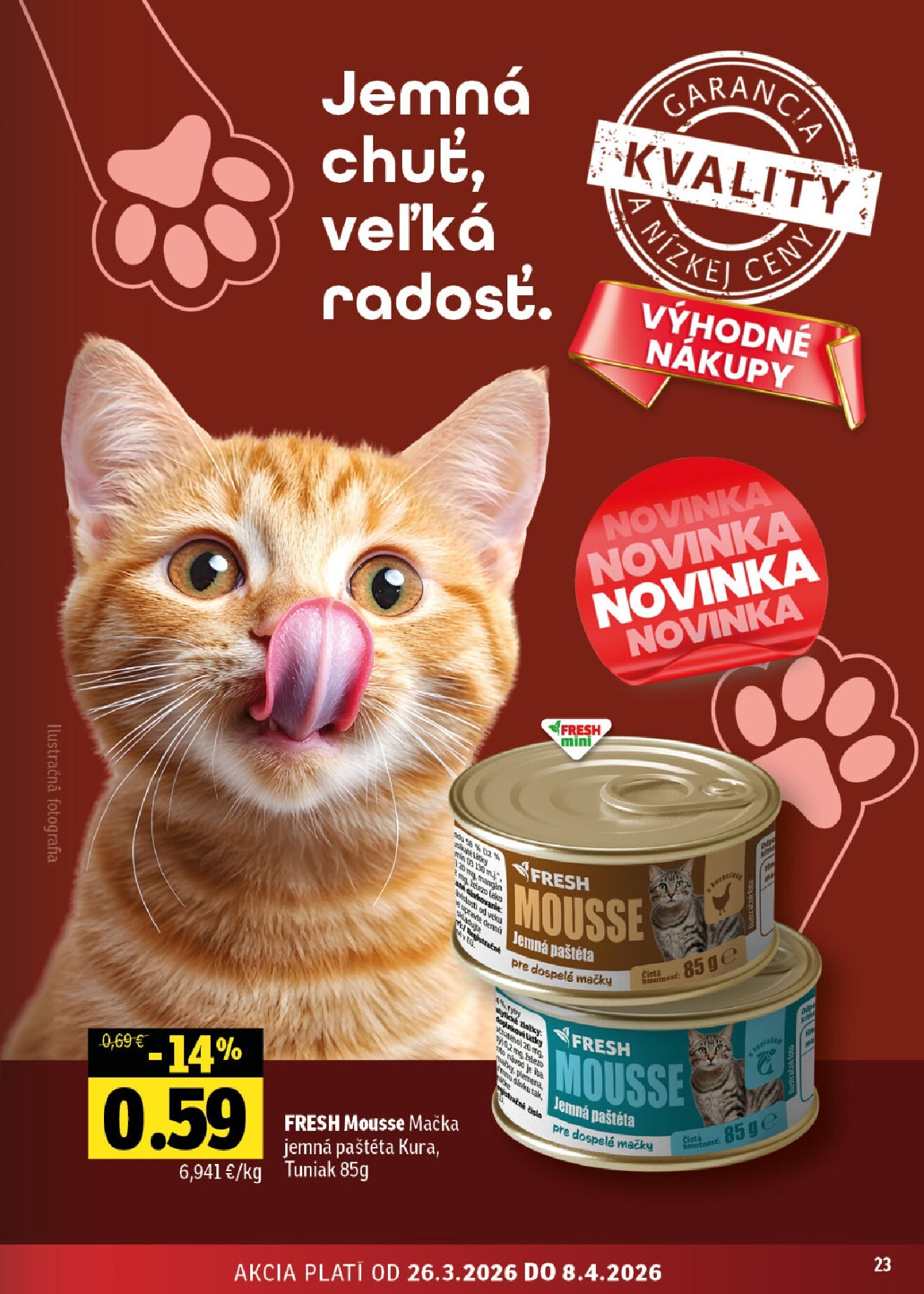 fresh - Leták Fresh - Stredné a západné Slovensko platný od 26.03.2026 do 08.04.2026 - page: 23