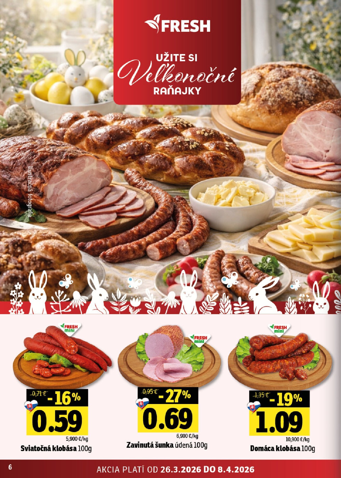 fresh - Leták Fresh - Východné Slovensko platný od 26.03.2026 do 08.04.2026 - page: 6