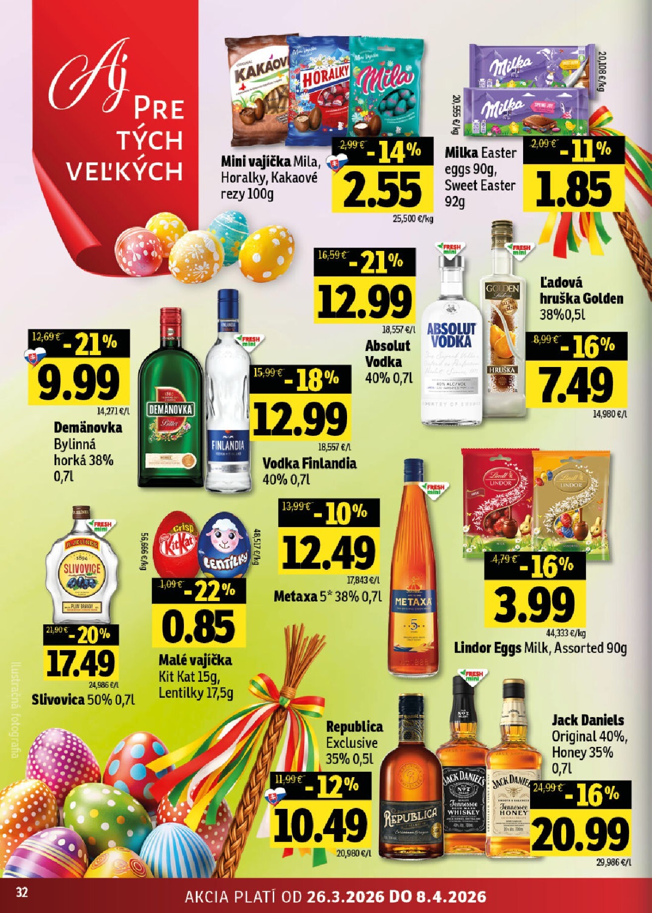 fresh - Leták Fresh - Východné Slovensko platný od 26.03.2026 do 08.04.2026 - page: 32