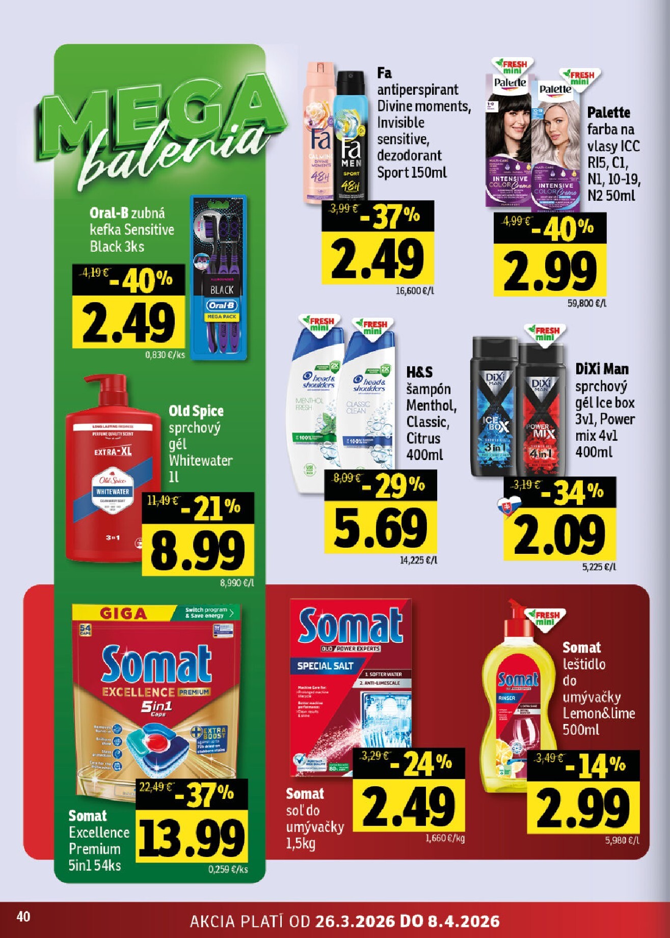 fresh - Leták Fresh - Východné Slovensko platný od 26.03.2026 do 08.04.2026 - page: 40