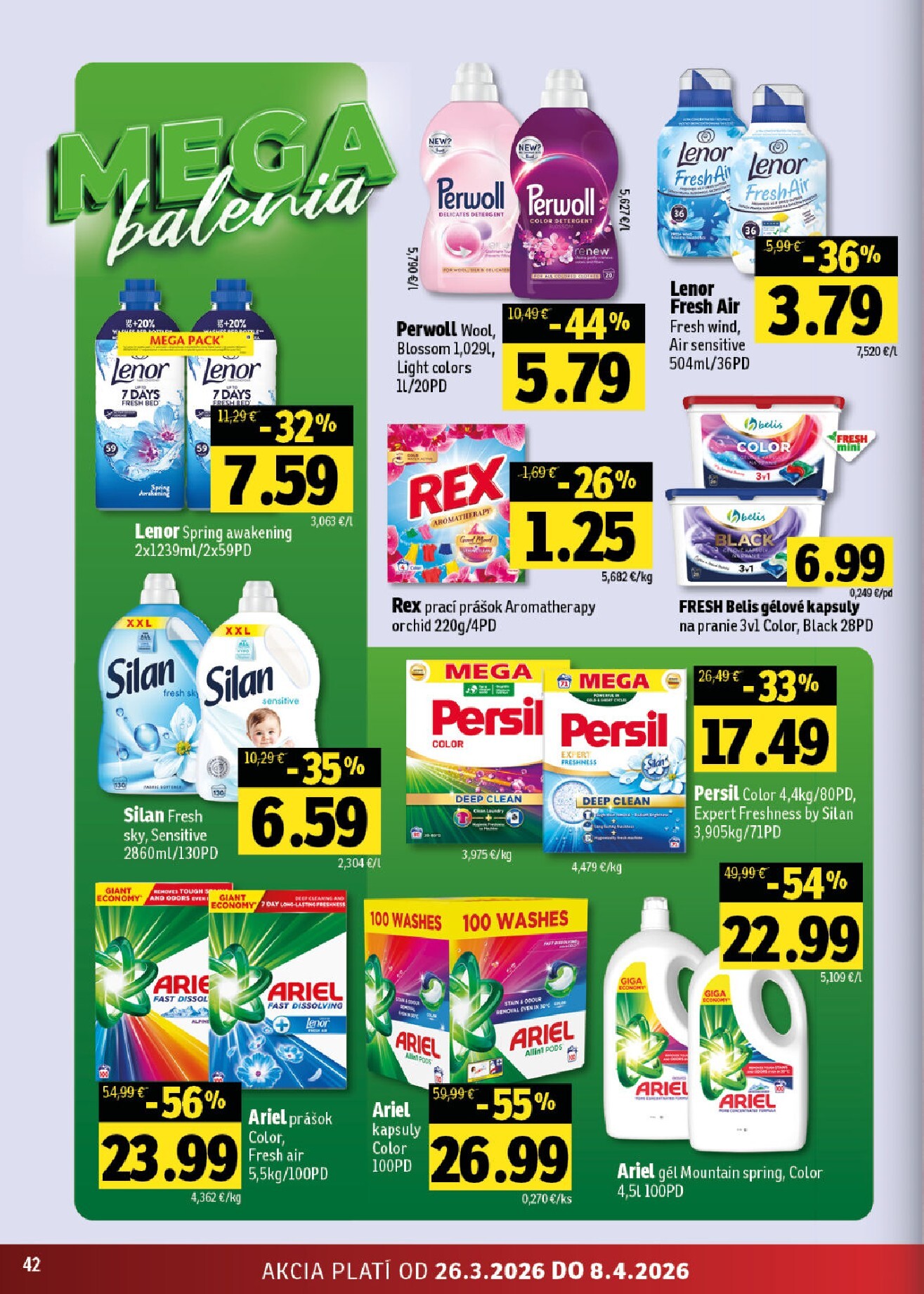 fresh - Leták Fresh - Východné Slovensko platný od 26.03.2026 do 08.04.2026 - page: 42