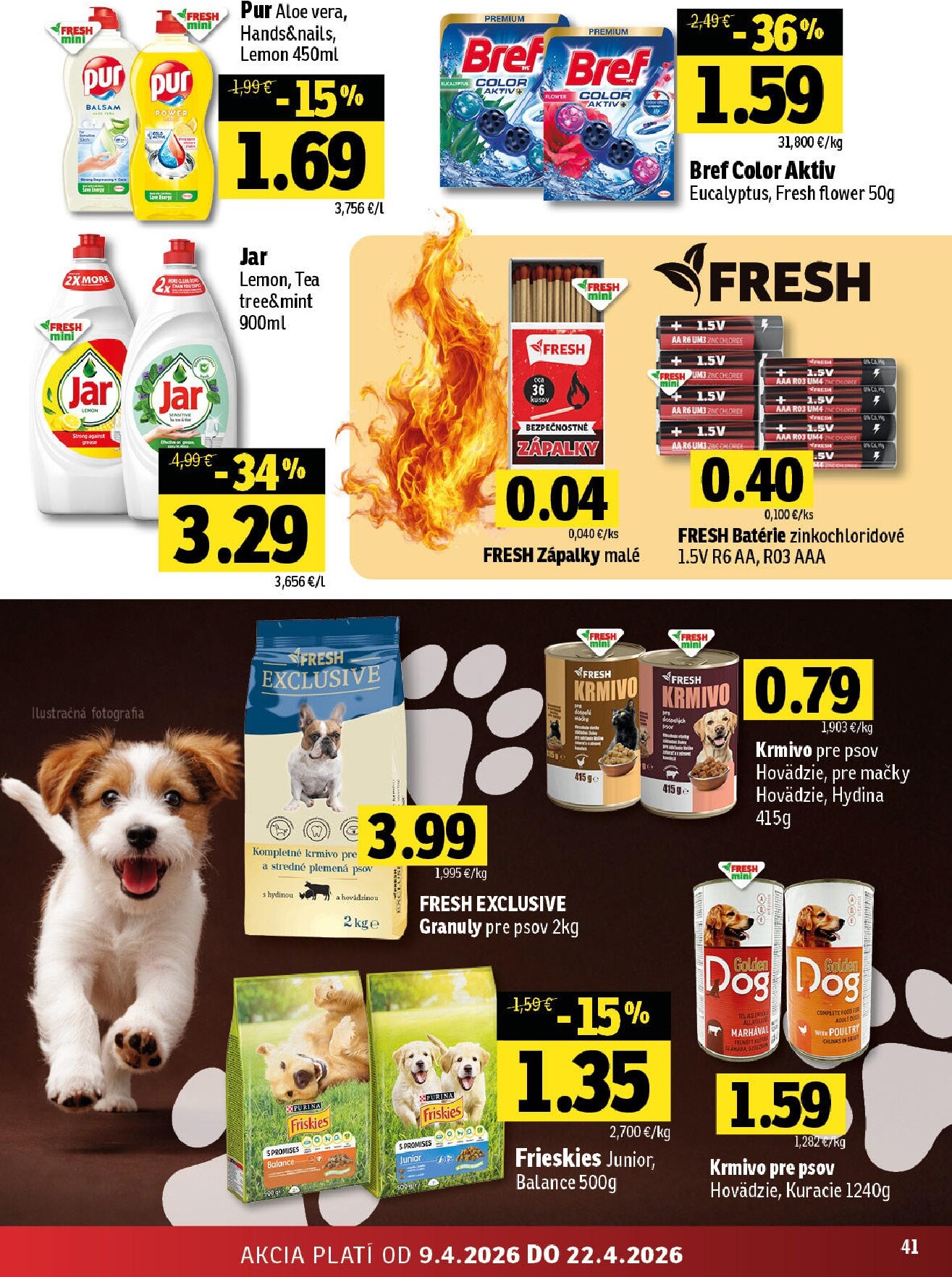 fresh - Nový leták Fresh - Východné Slovensko platný od štvrtka, 09.04.2026 do stredy, 22.04.2026 - page: 41