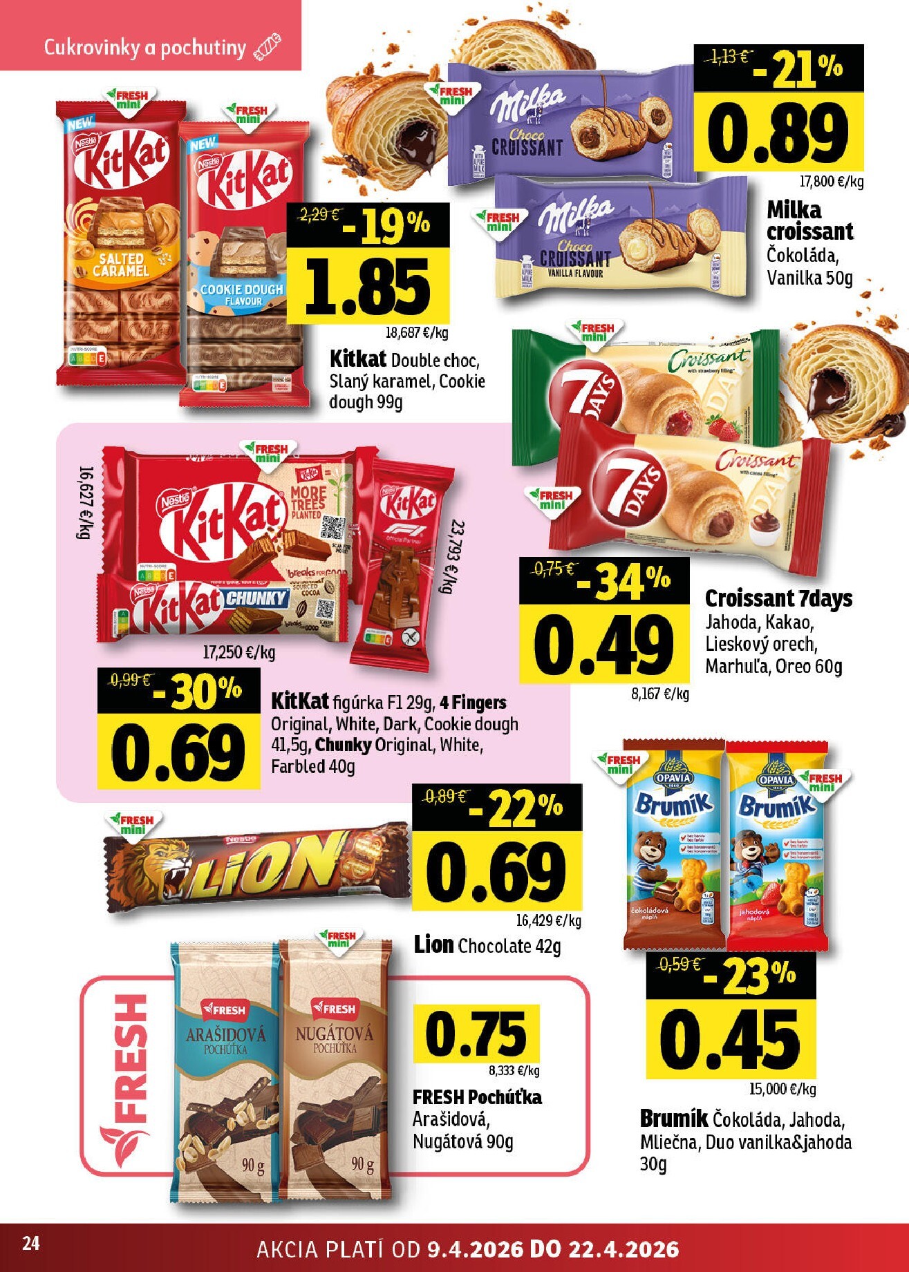 fresh - Nový leták Fresh - Východné Slovensko platný od štvrtka, 09.04.2026 do stredy, 22.04.2026 - page: 24