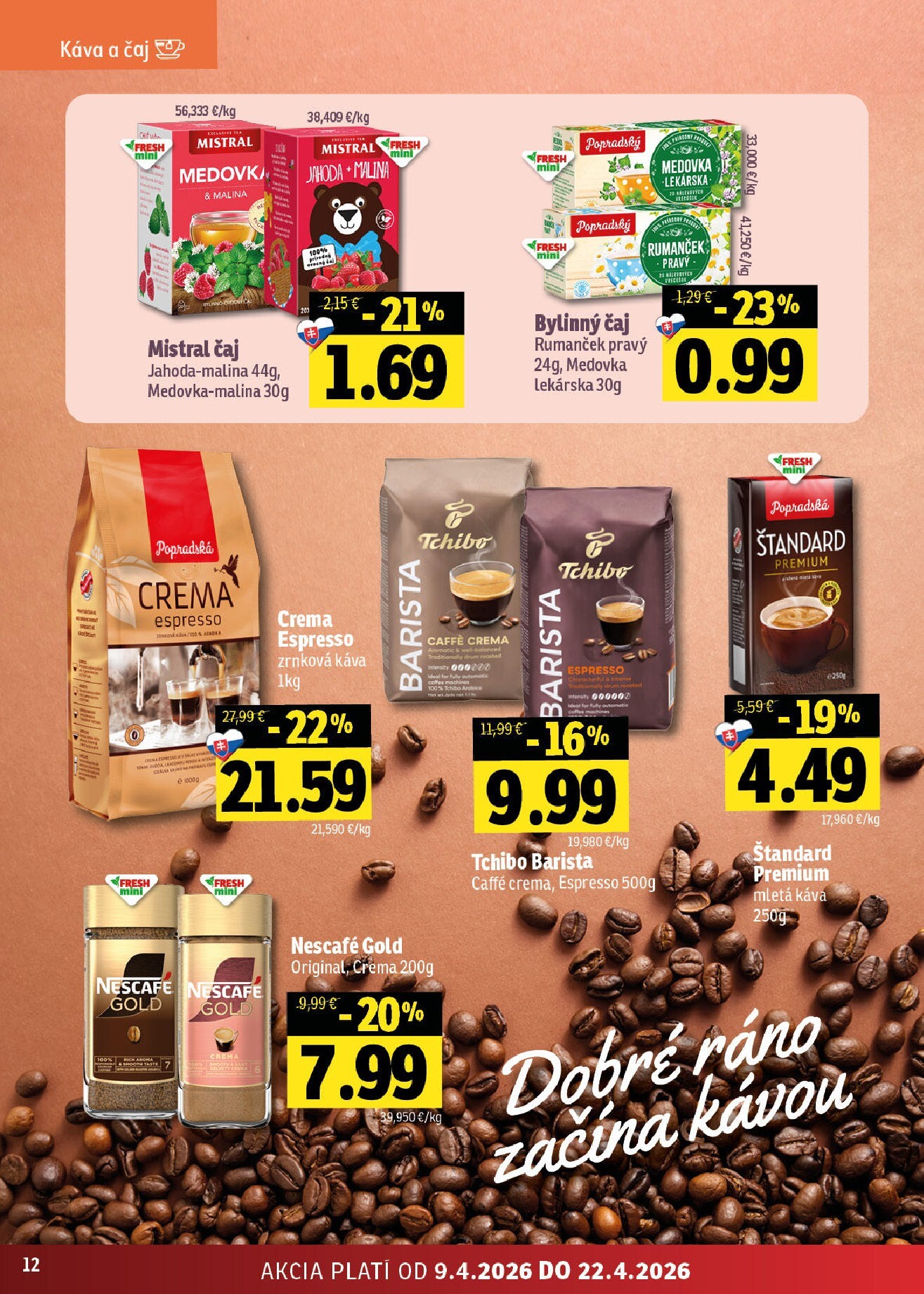 fresh - Nový leták Fresh - Východné Slovensko platný od štvrtka, 09.04.2026 do stredy, 22.04.2026 - page: 12