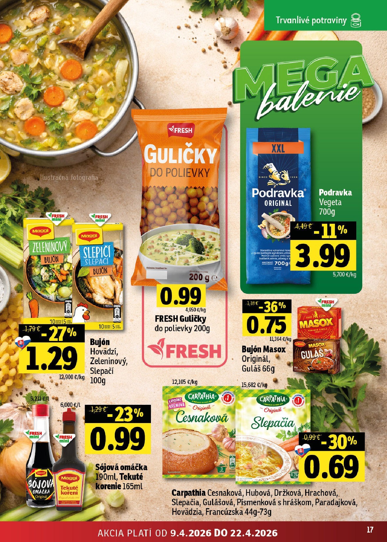 fresh - Nový leták Fresh - Stredné a západné Slovensko platný od štvrtka, 09.04.2026 do stredy, 22.04.2026 - page: 17