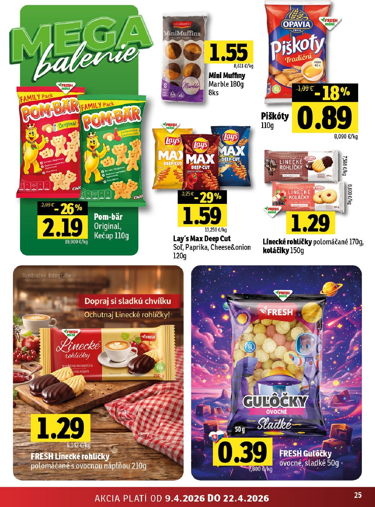 fresh - Nový leták Fresh - Stredné a západné Slovensko platný od štvrtka, 09.04.2026 do stredy, 22.04.2026 - page: 25