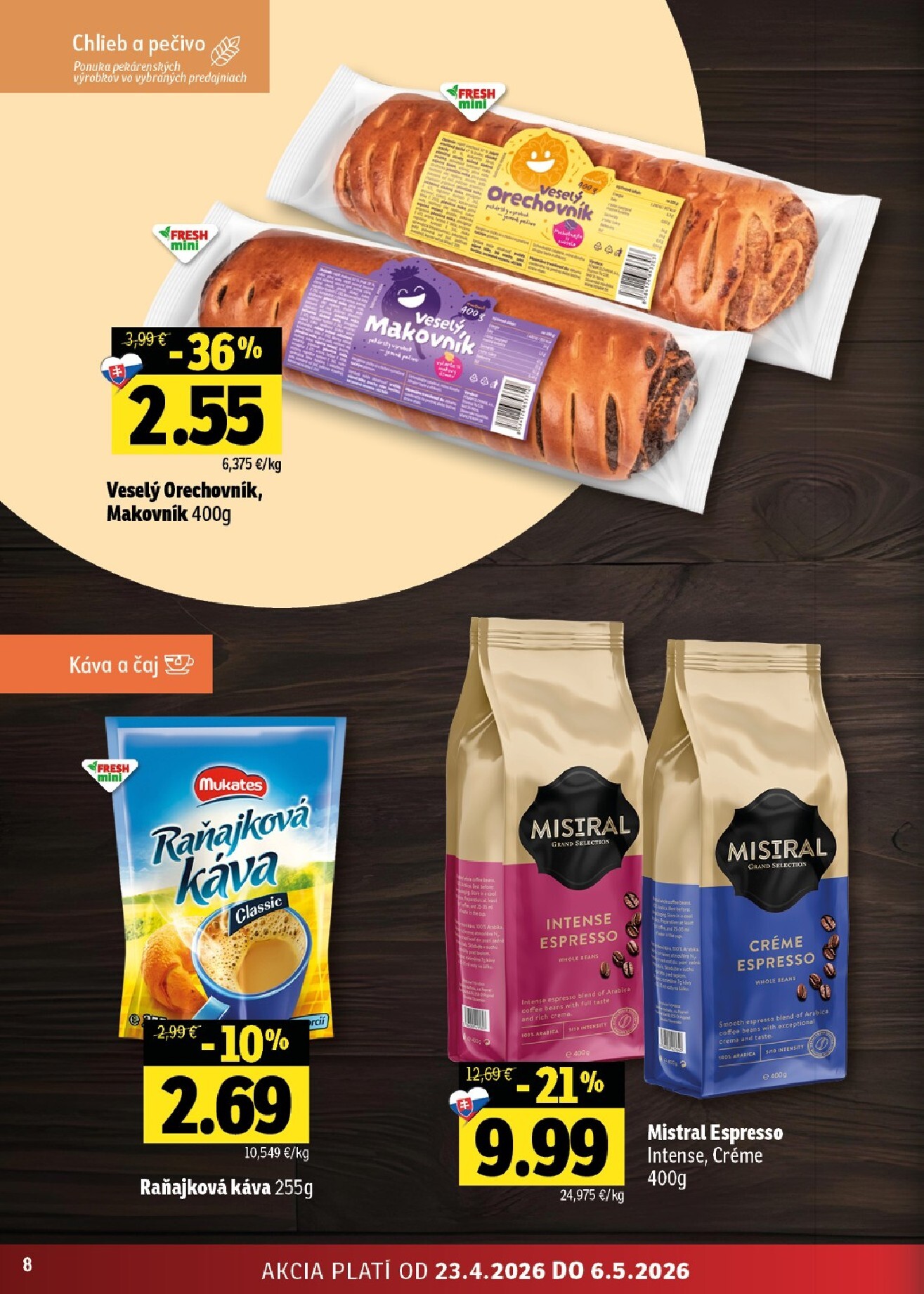 fresh - Nový leták Fresh - Stredné a západné Slovensko od štvrtka, 23.04.2026 do stredy, 06.05.2026 - page: 8