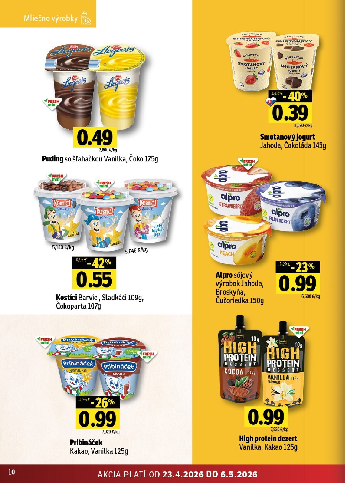 fresh - Nový leták Fresh - Stredné a západné Slovensko od štvrtka, 23.04.2026 do stredy, 06.05.2026 - page: 10