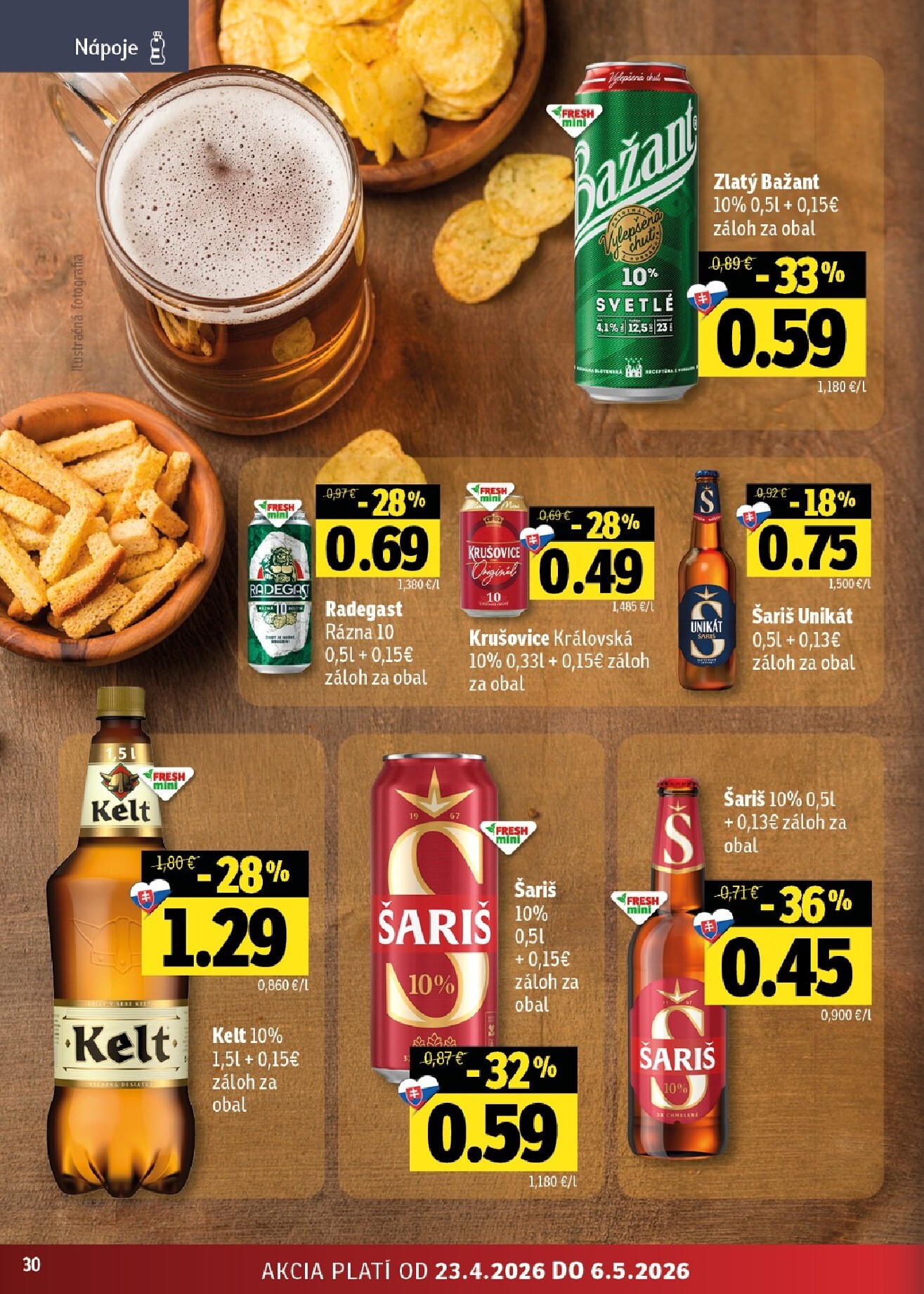fresh - Nový leták Fresh - Stredné a západné Slovensko od štvrtka, 23.04.2026 do stredy, 06.05.2026 - page: 30