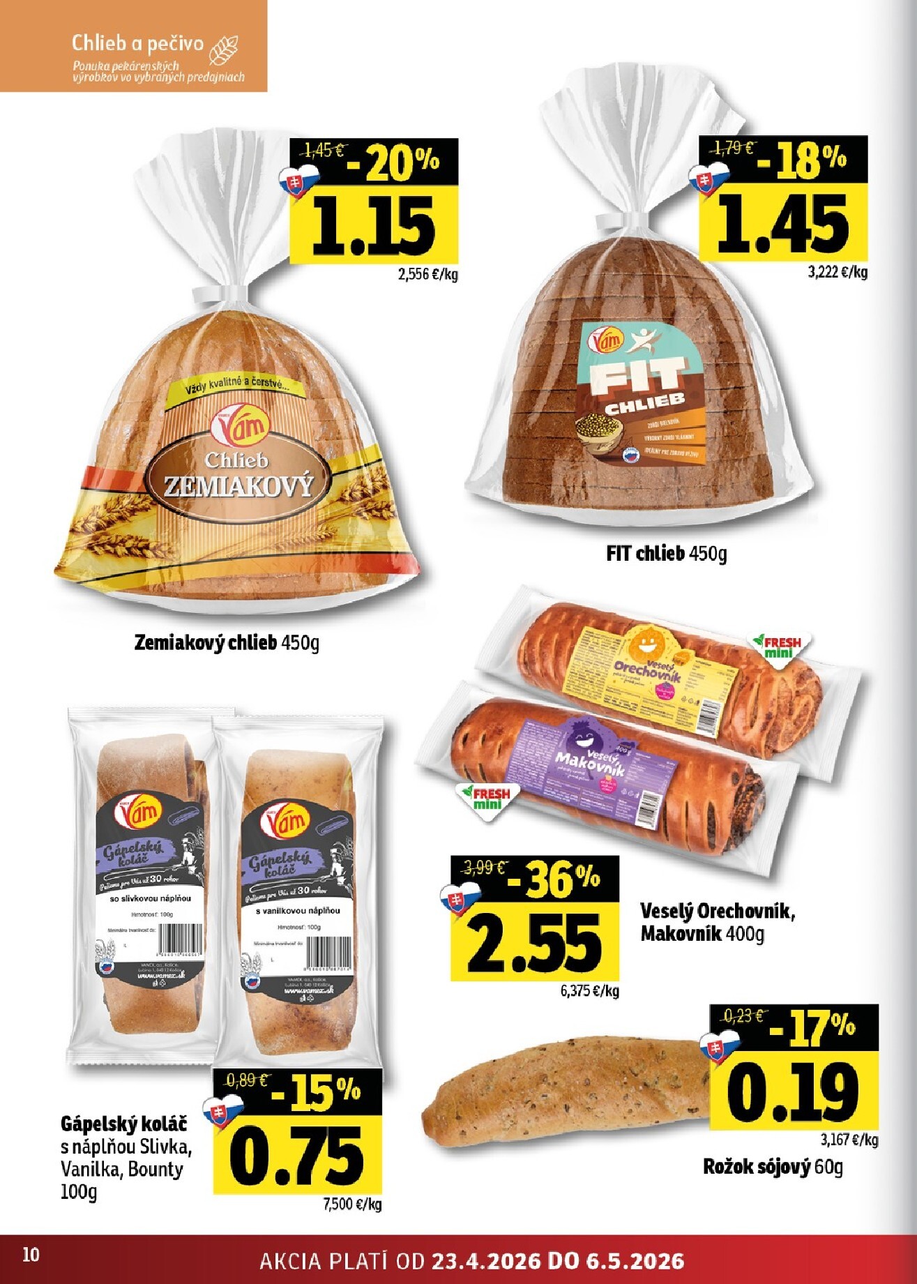 fresh - Nový leták Fresh - Východné Slovensko od štvrtka, 23.04.2026 do stredy, 06.05.2026 - page: 10