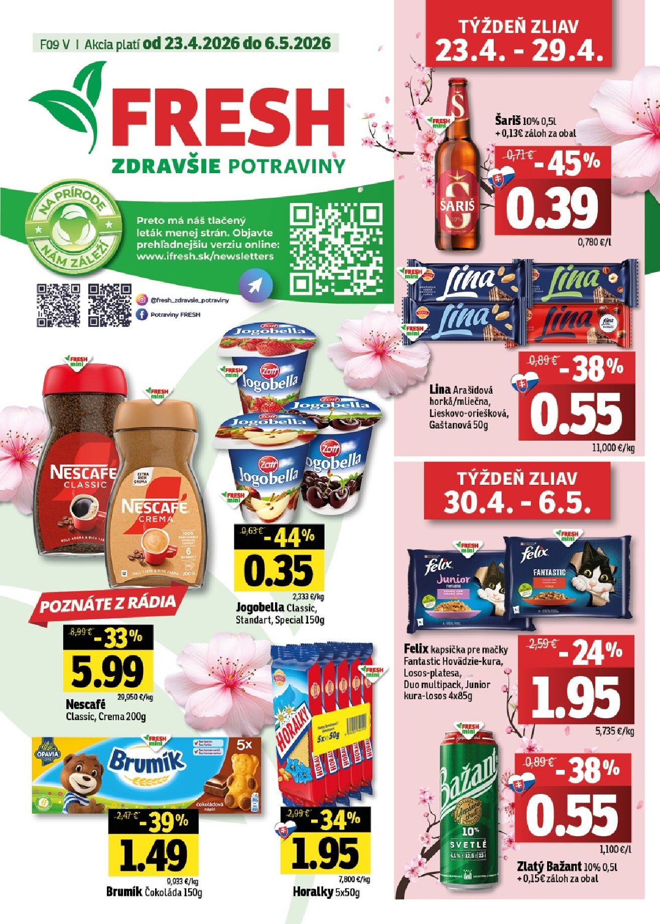 fresh - Nový leták Fresh - Východné Slovensko od štvrtka, 23.04.2026 do stredy, 06.05.2026 - page: 1