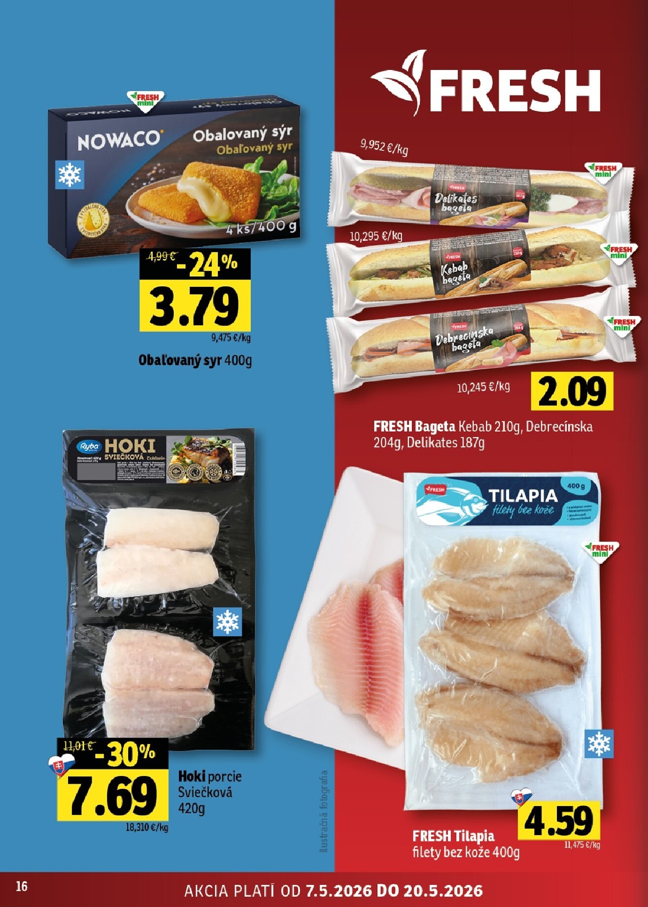 fresh - Nový leták Fresh - Stredné a západné Slovensko od štvrtka, 07.05.2026 do stredy, 20.05.2026 - page: 16